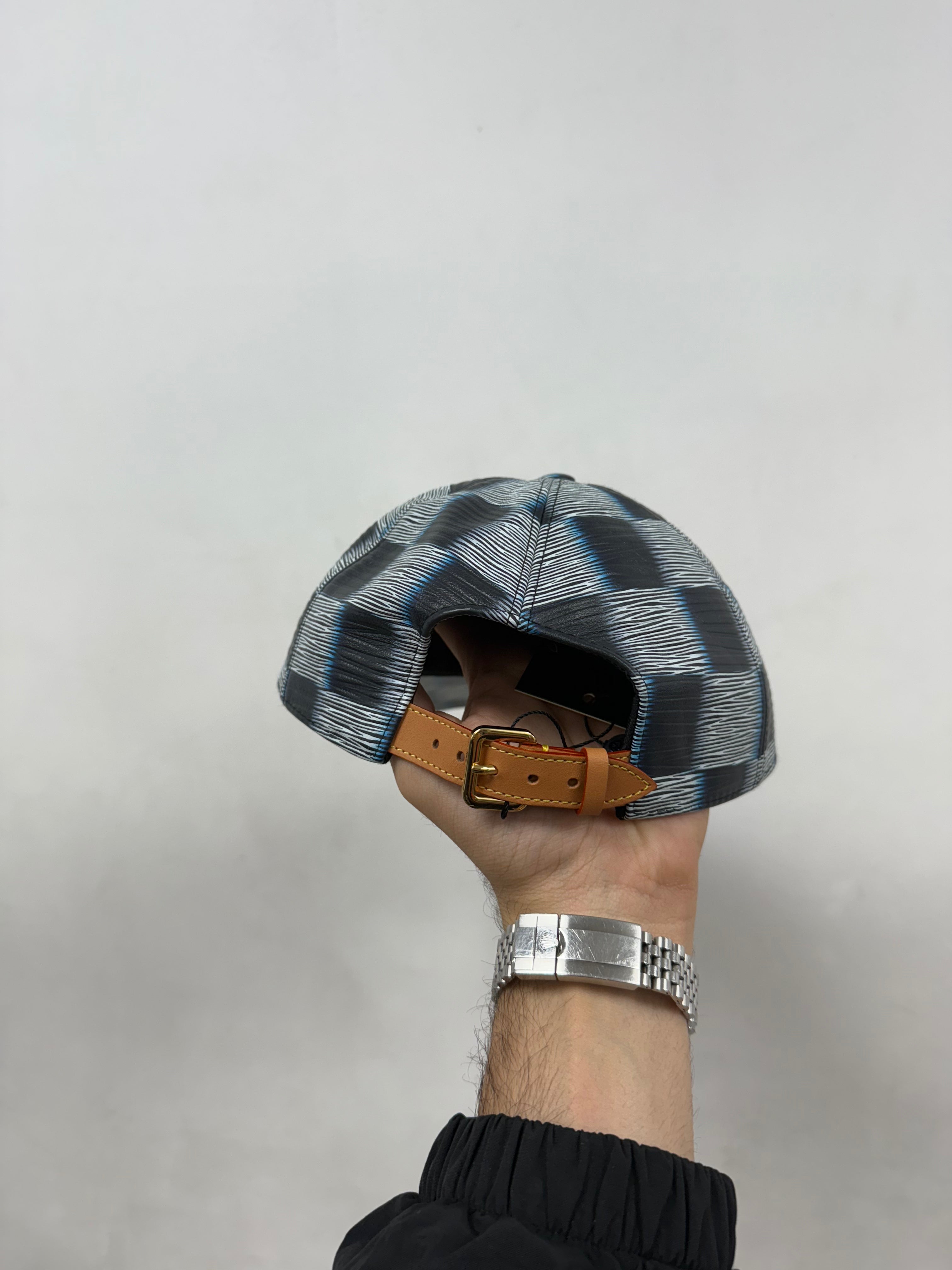 Louis Vuitton Damier Blured Black Blue Hat