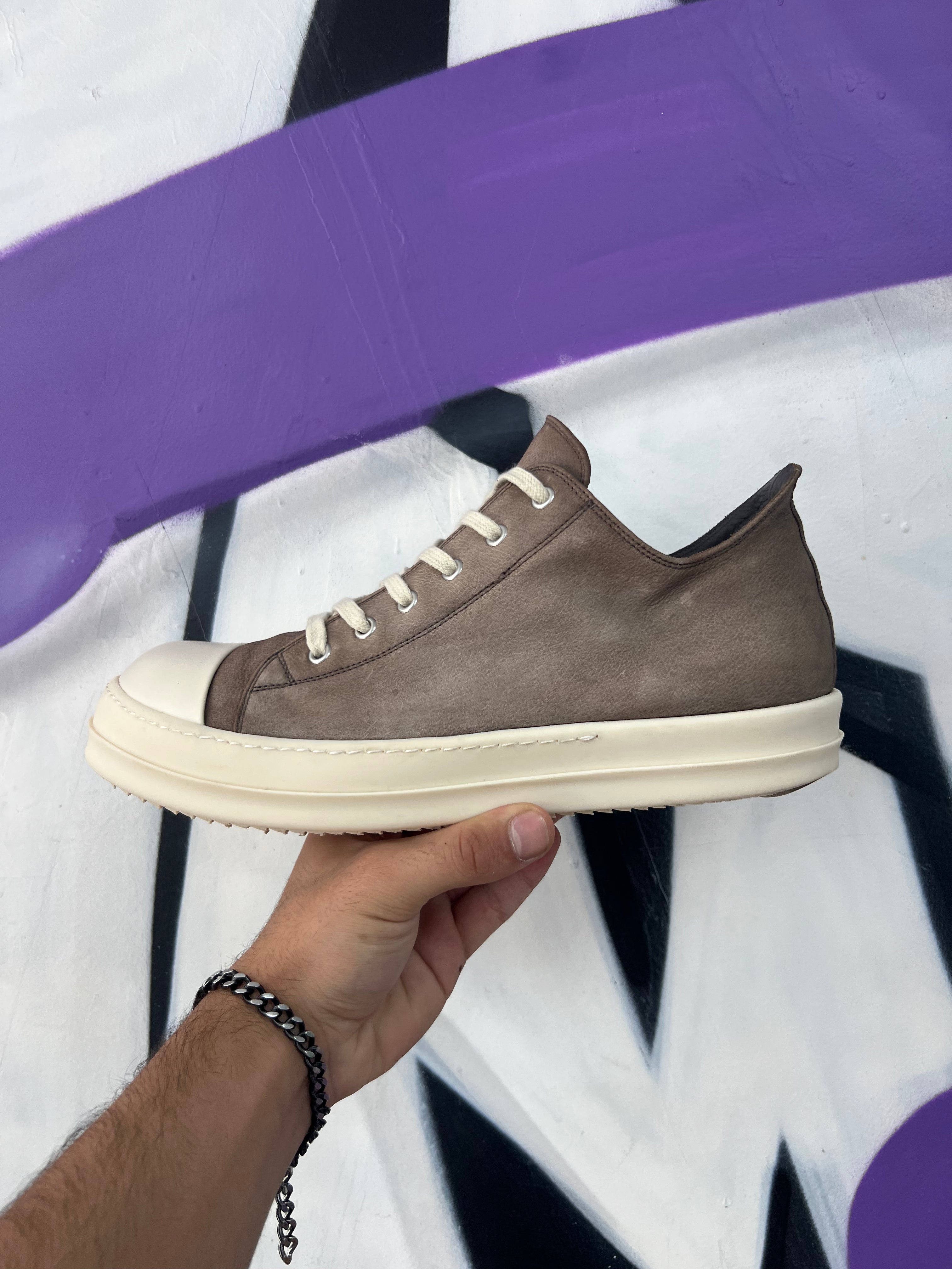 Rick Owens Dark Dust Mainline Ramone Low Sneakers
