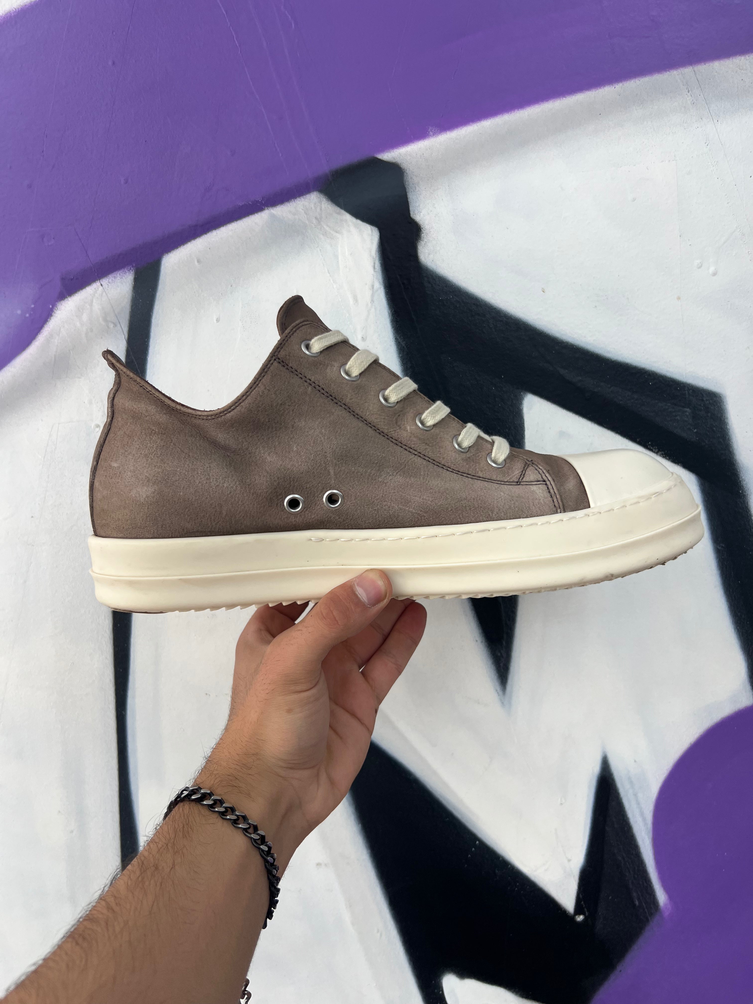 Rick Owens Dark Dust Mainline Ramone Low Sneakers