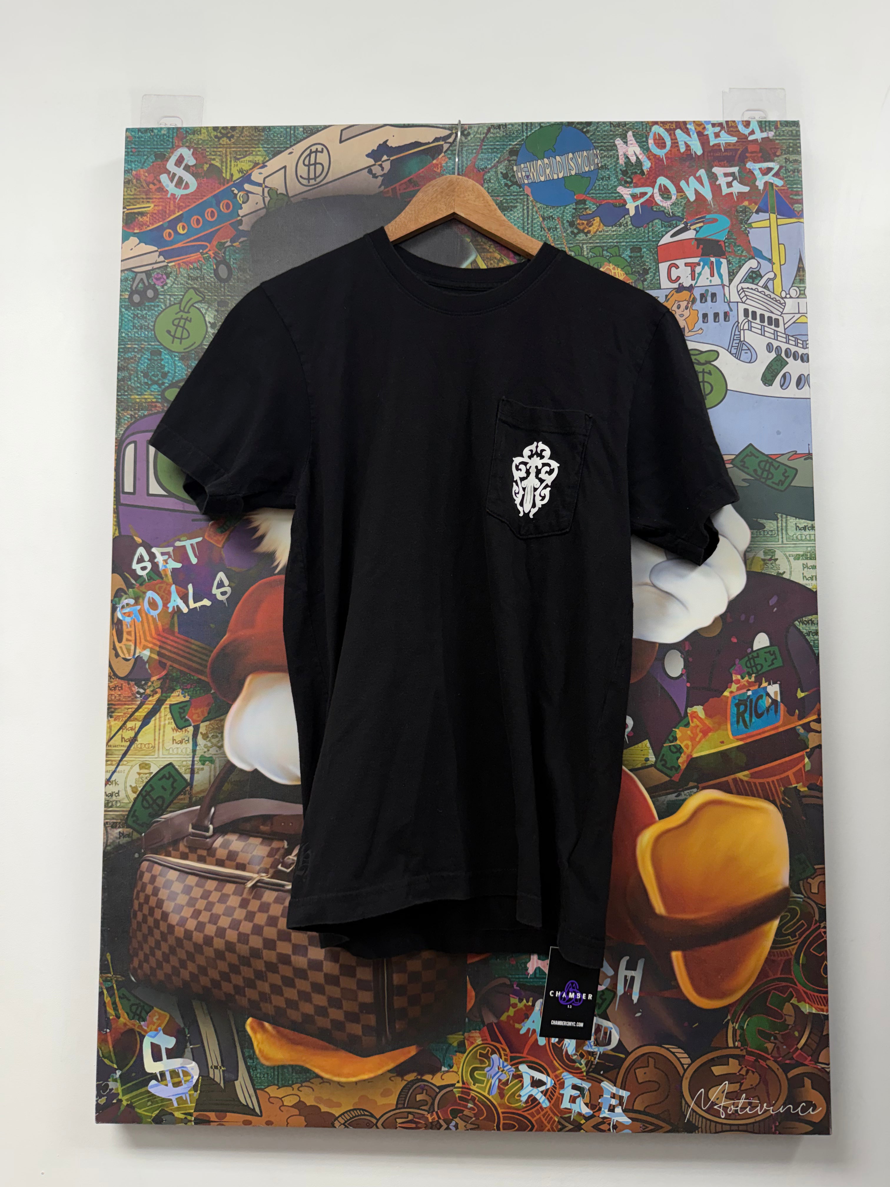 Chrome Hearts Black White Dagger Tee