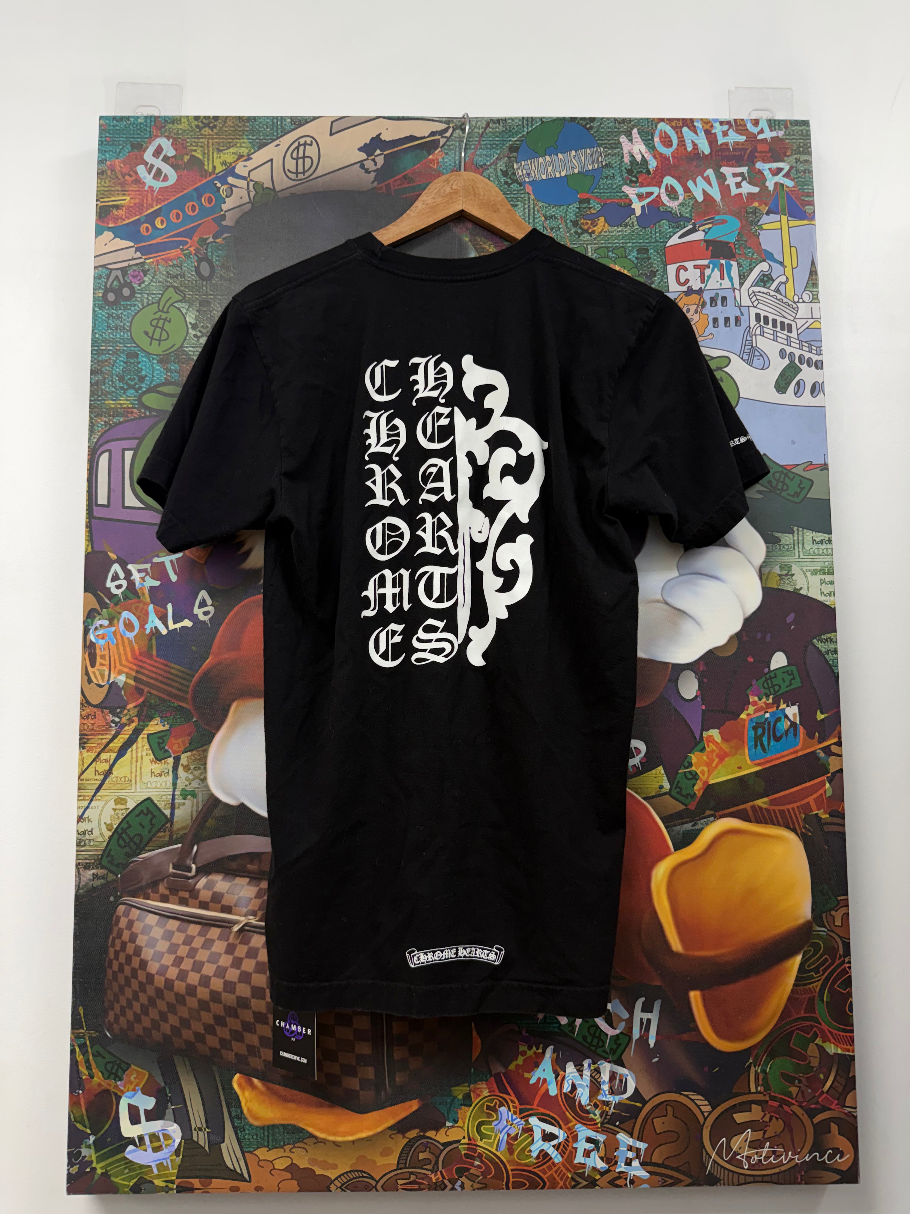 Chrome Hearts Black White Dagger Tee