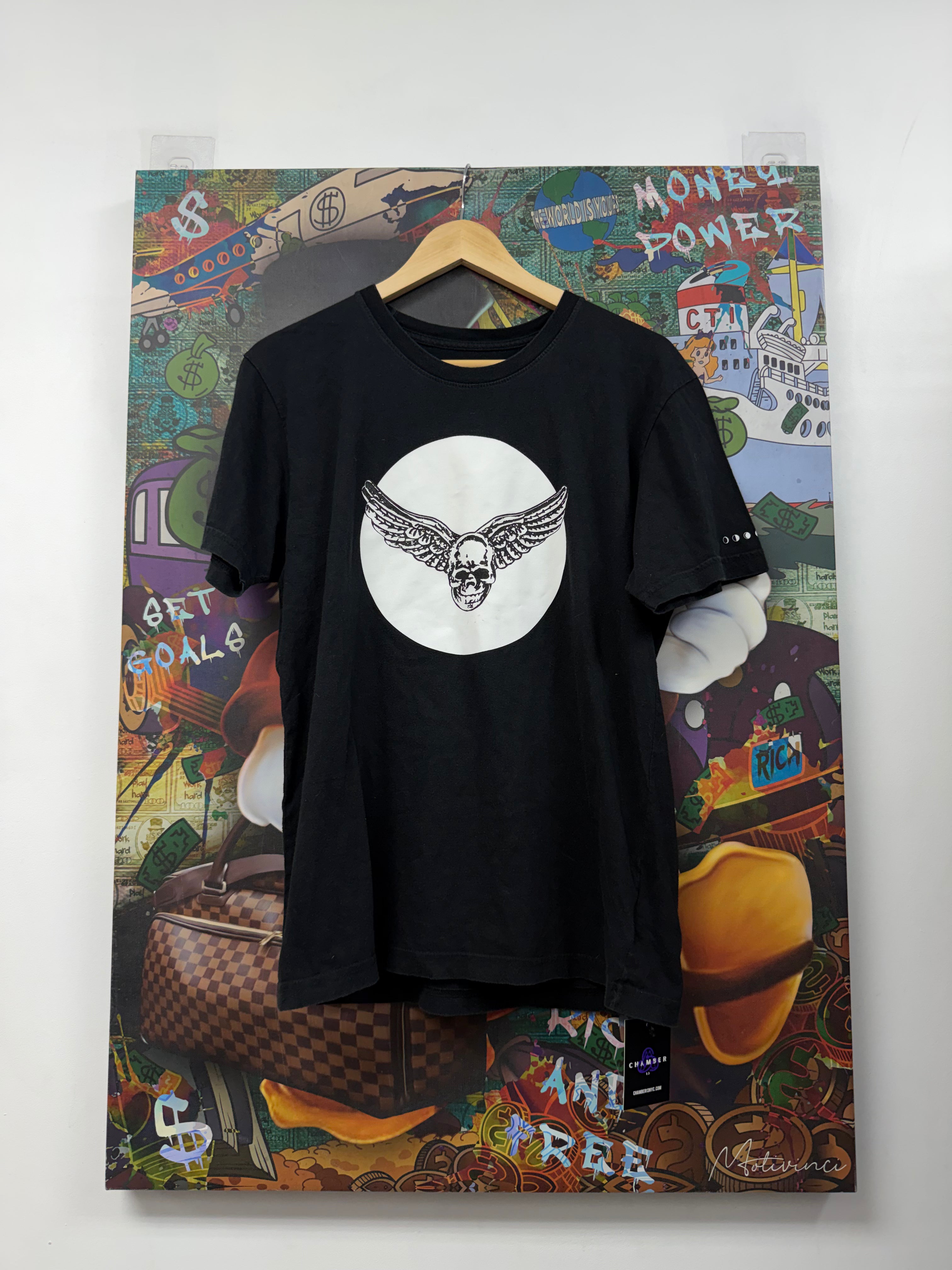 Chrome Hearts Black Foti Wings Tee