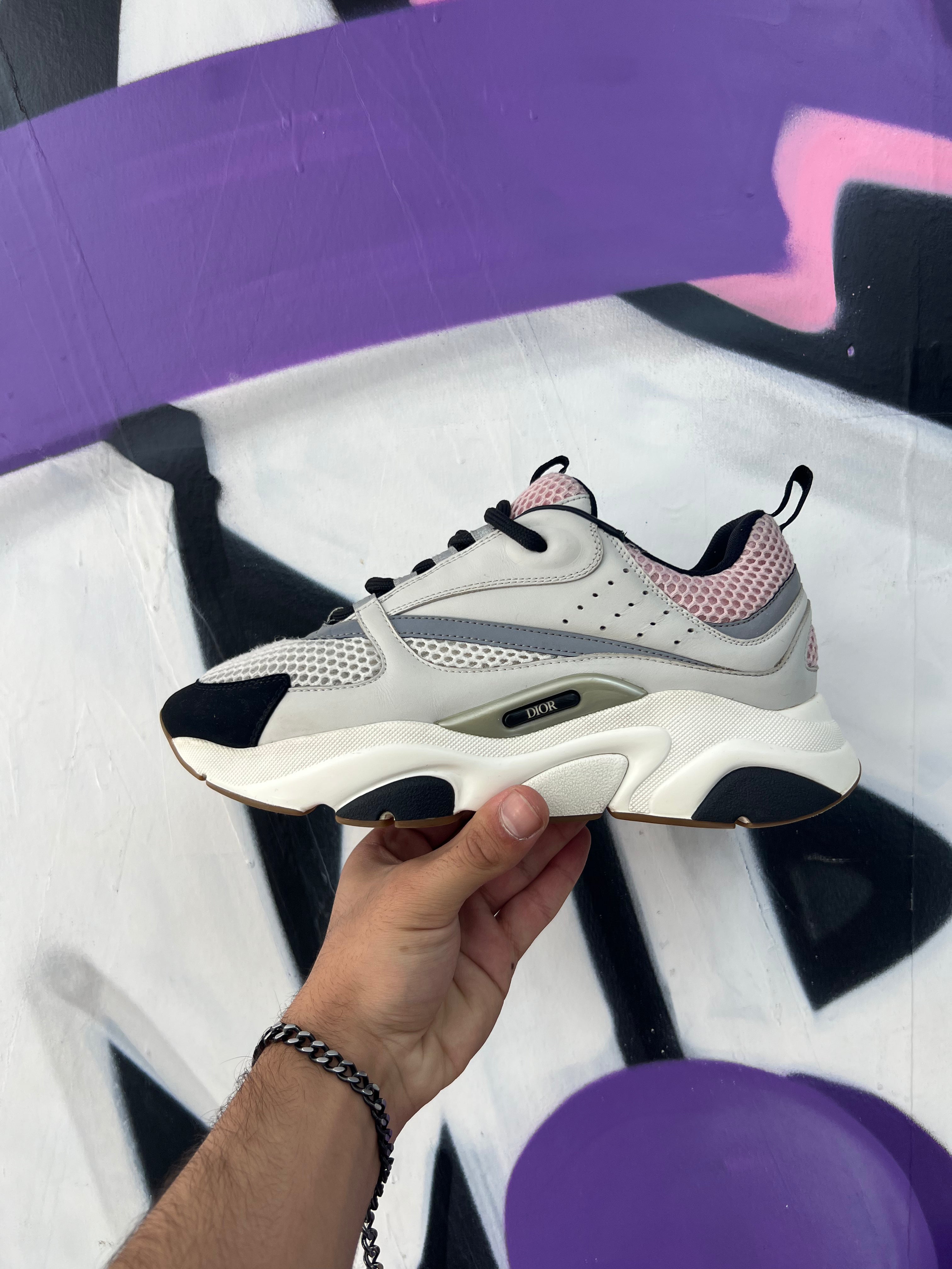 Dior B22 Pink Gum Sneakers