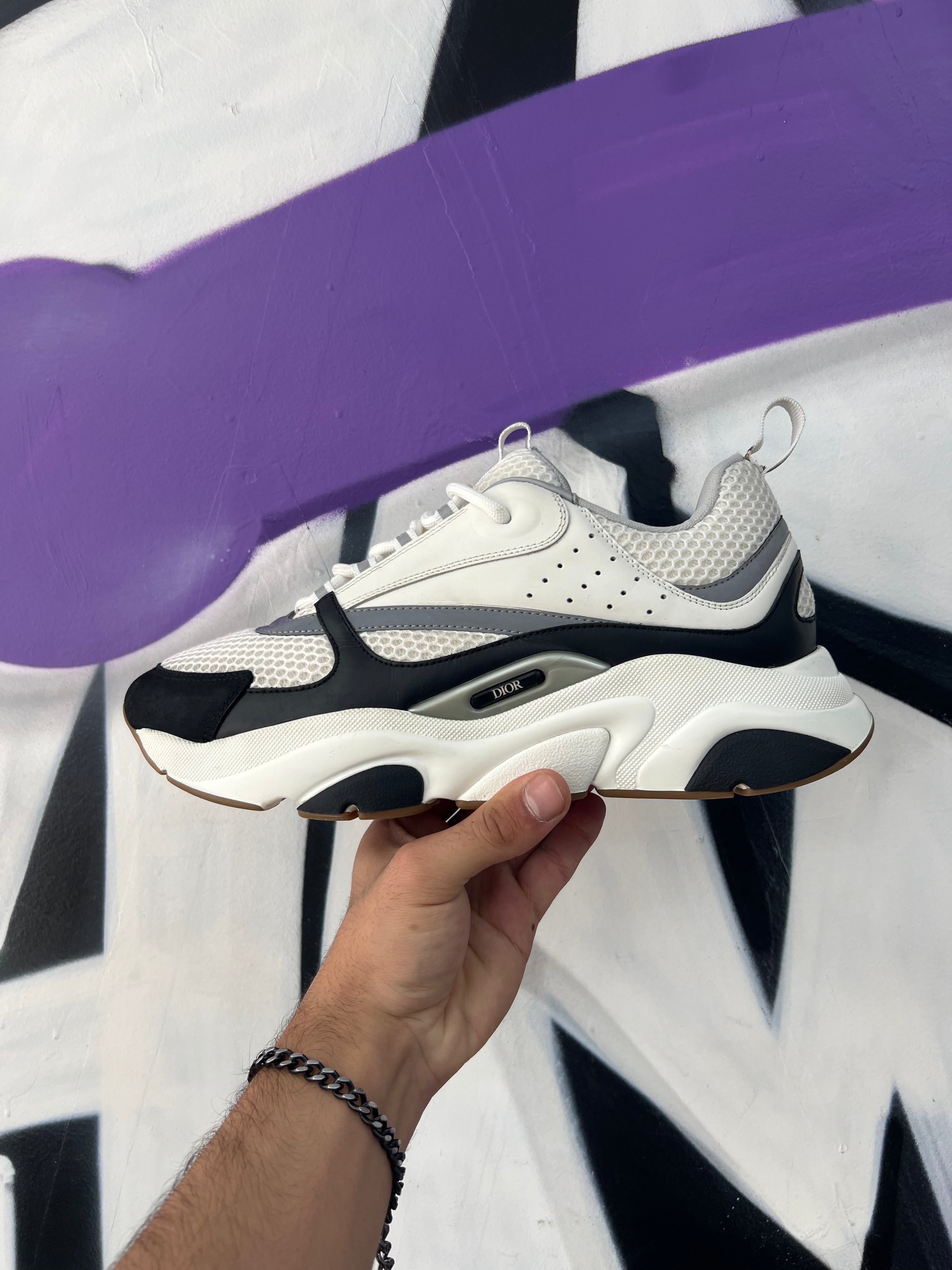 Dior White Black Gum B22 Sneakers