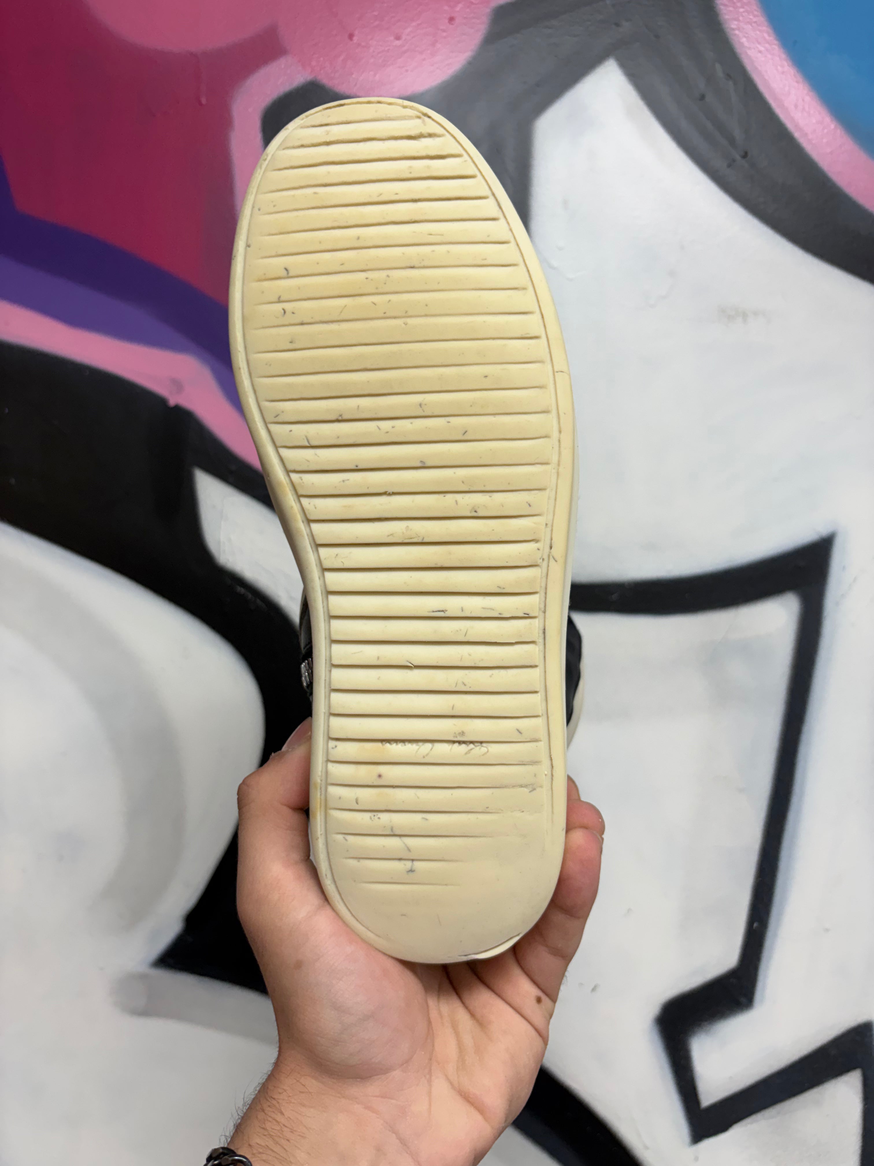 Rick Owens Black Geobasket Sneakers