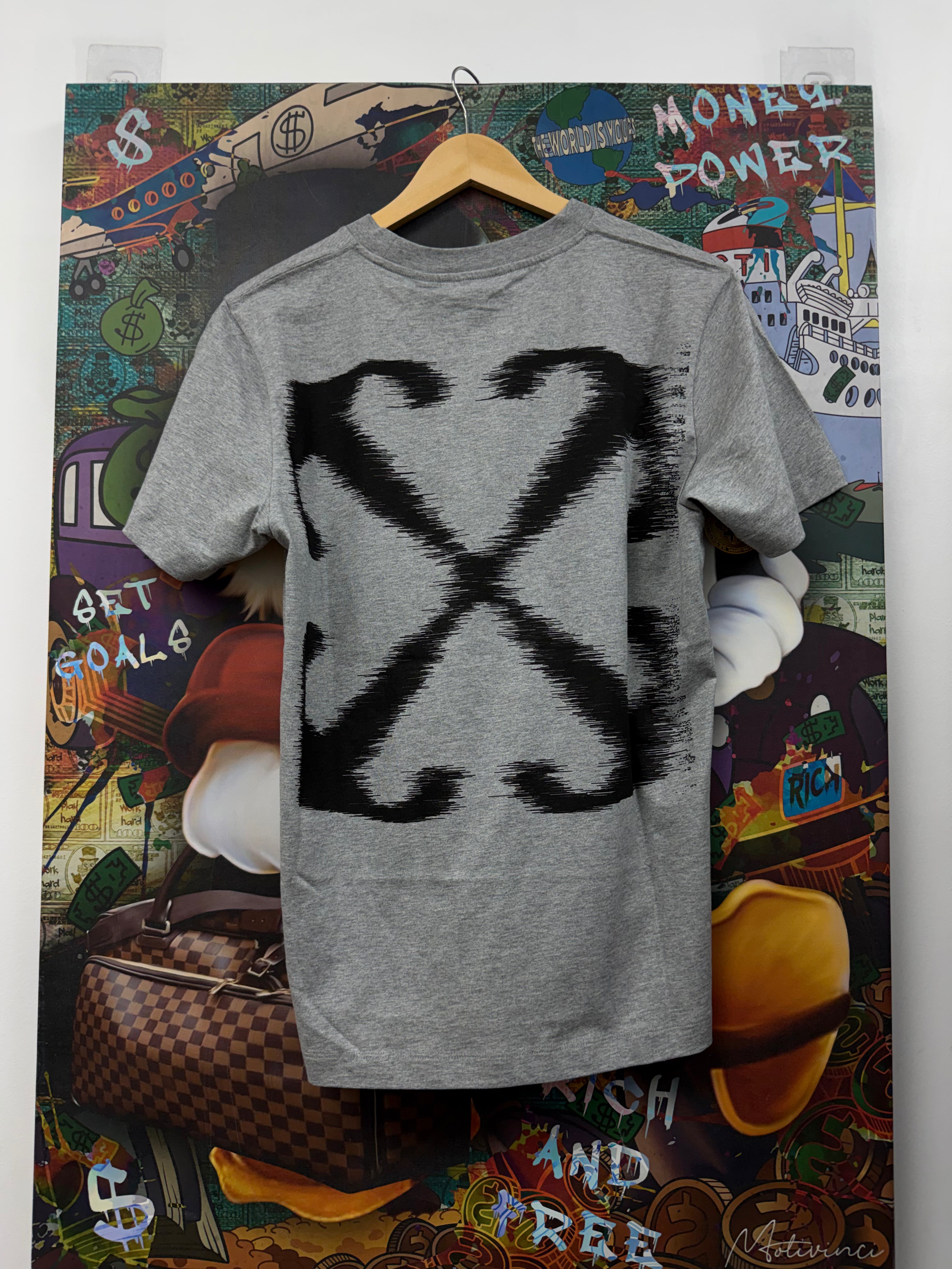 Off White Grey Black Arrows Tee