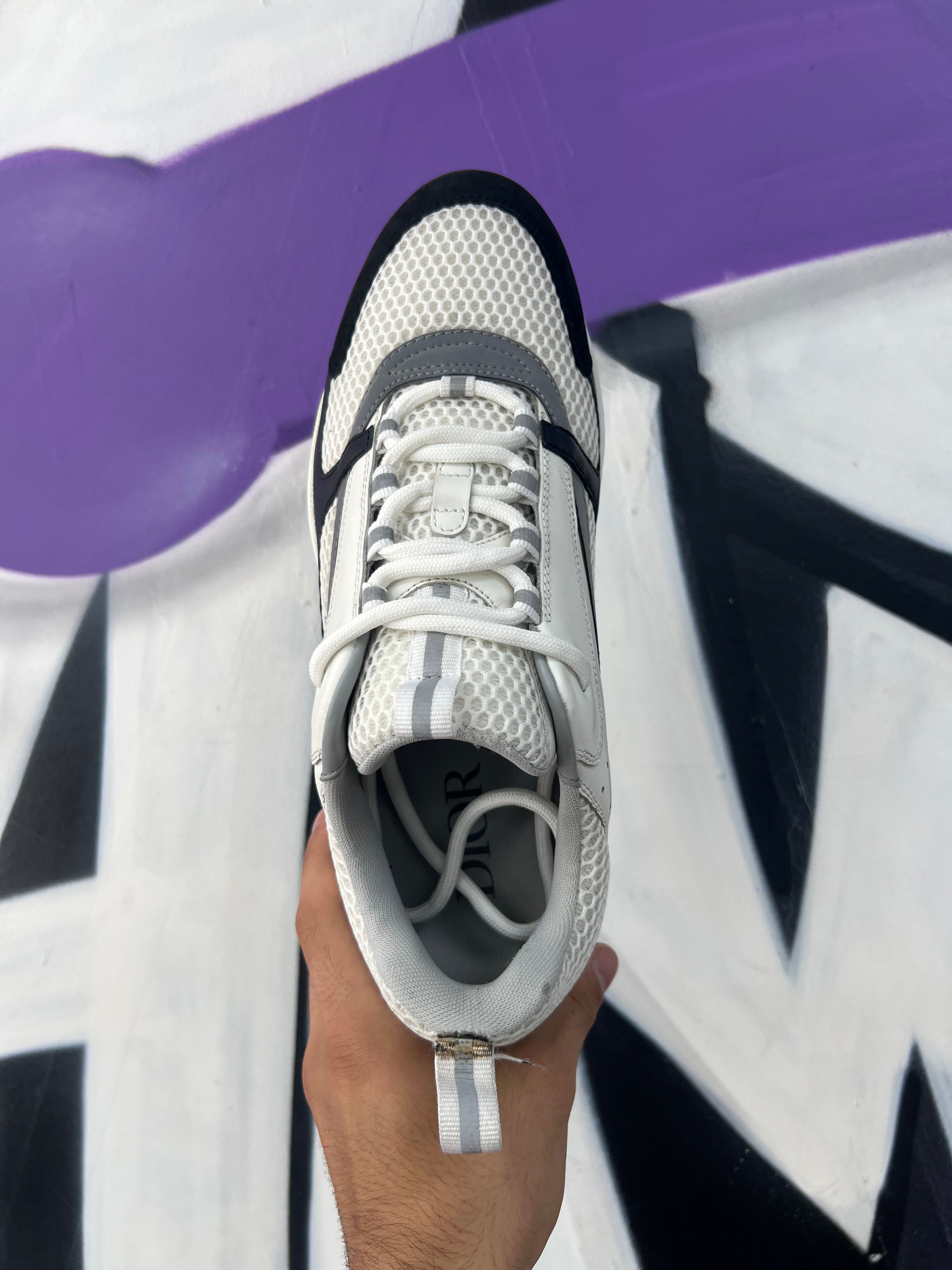 Dior White Black Gum B22 Sneakers