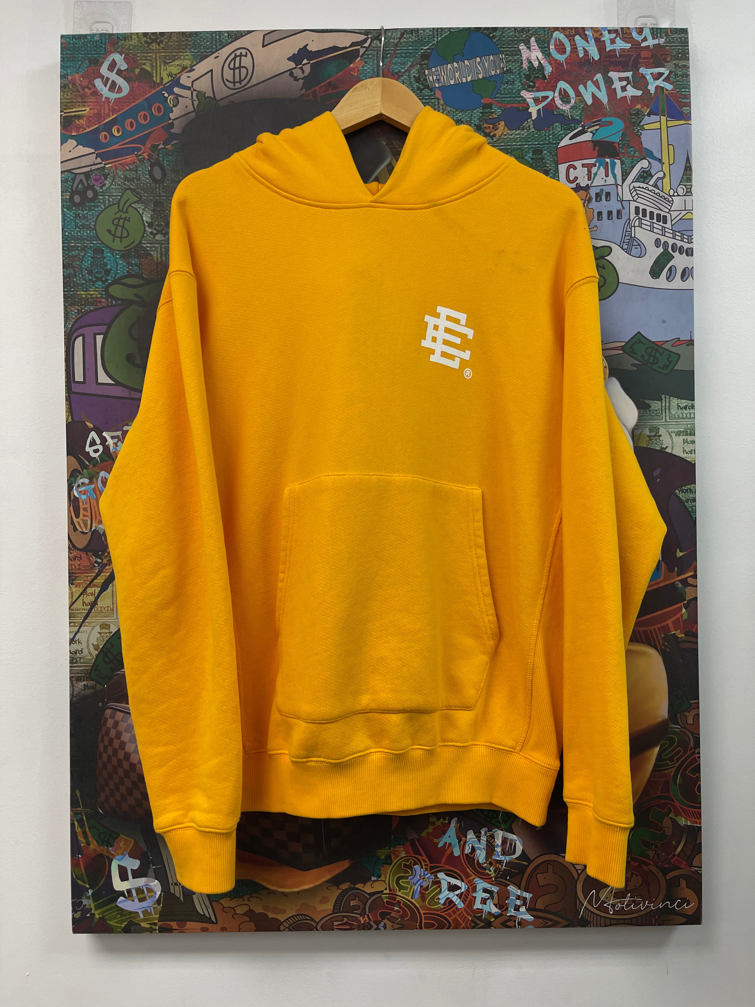 Eric Emanuel Yellow White Hoodie