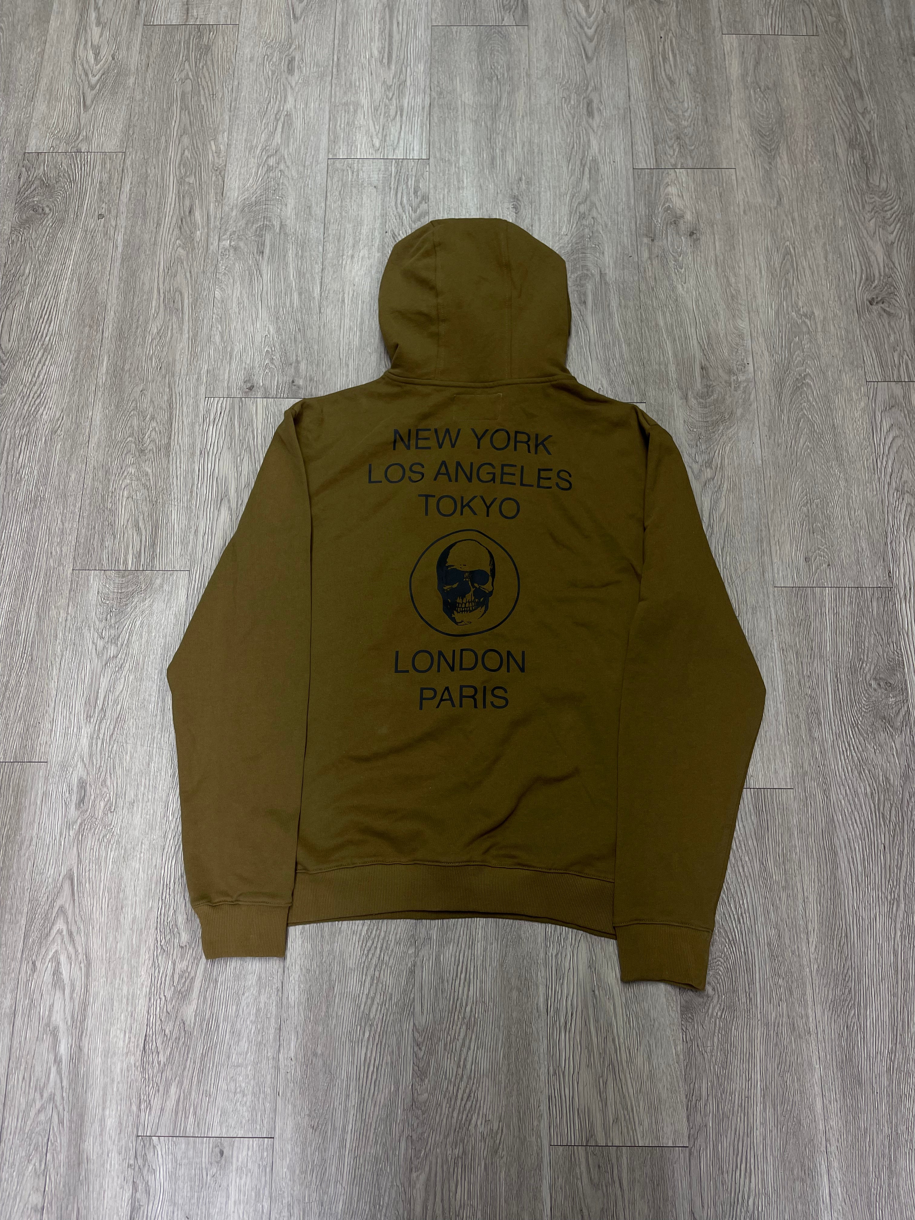 Godspeed Olive Black Chest Logo Hoodie