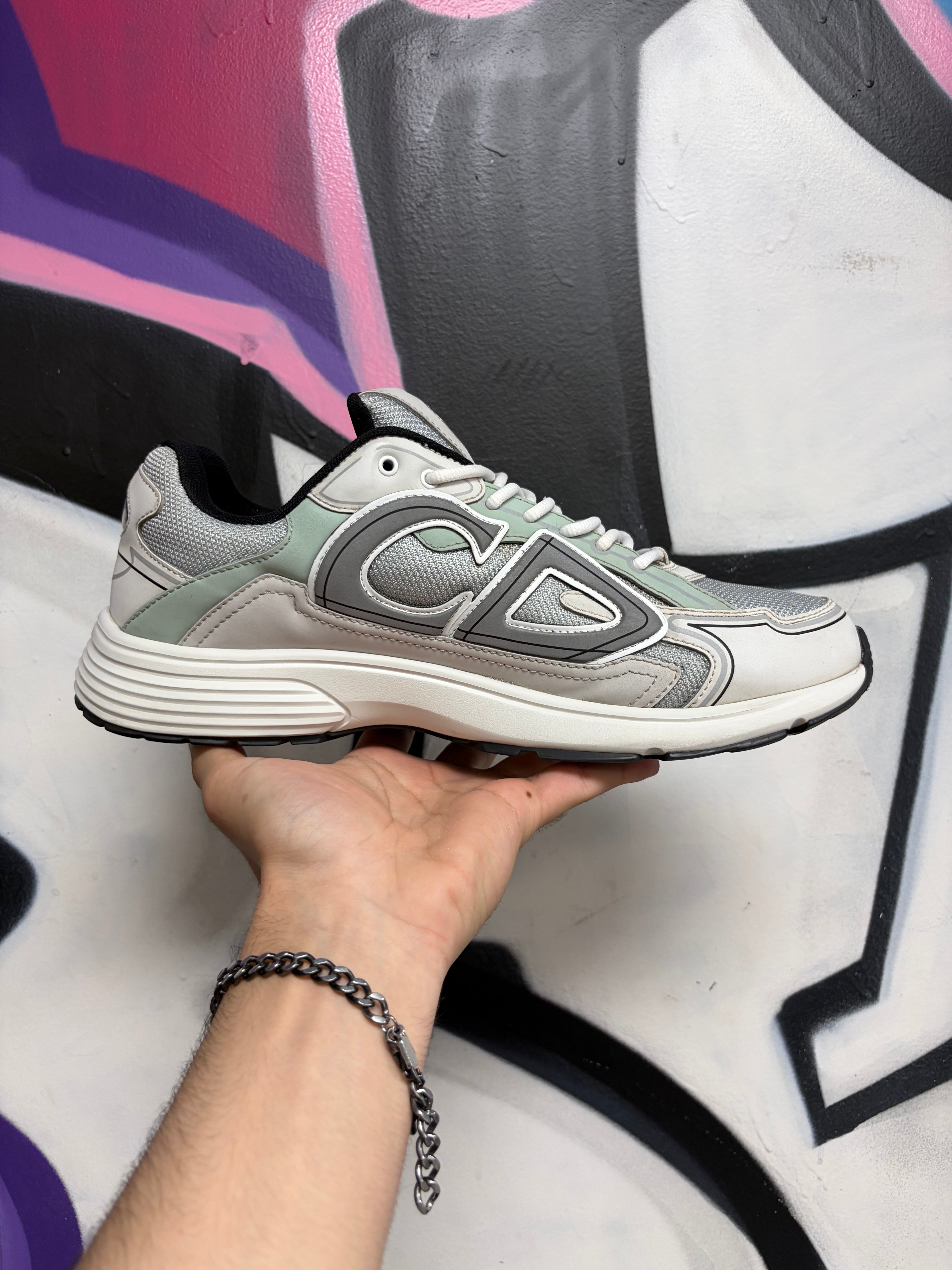 Dior White Mint B30 Sneakers
