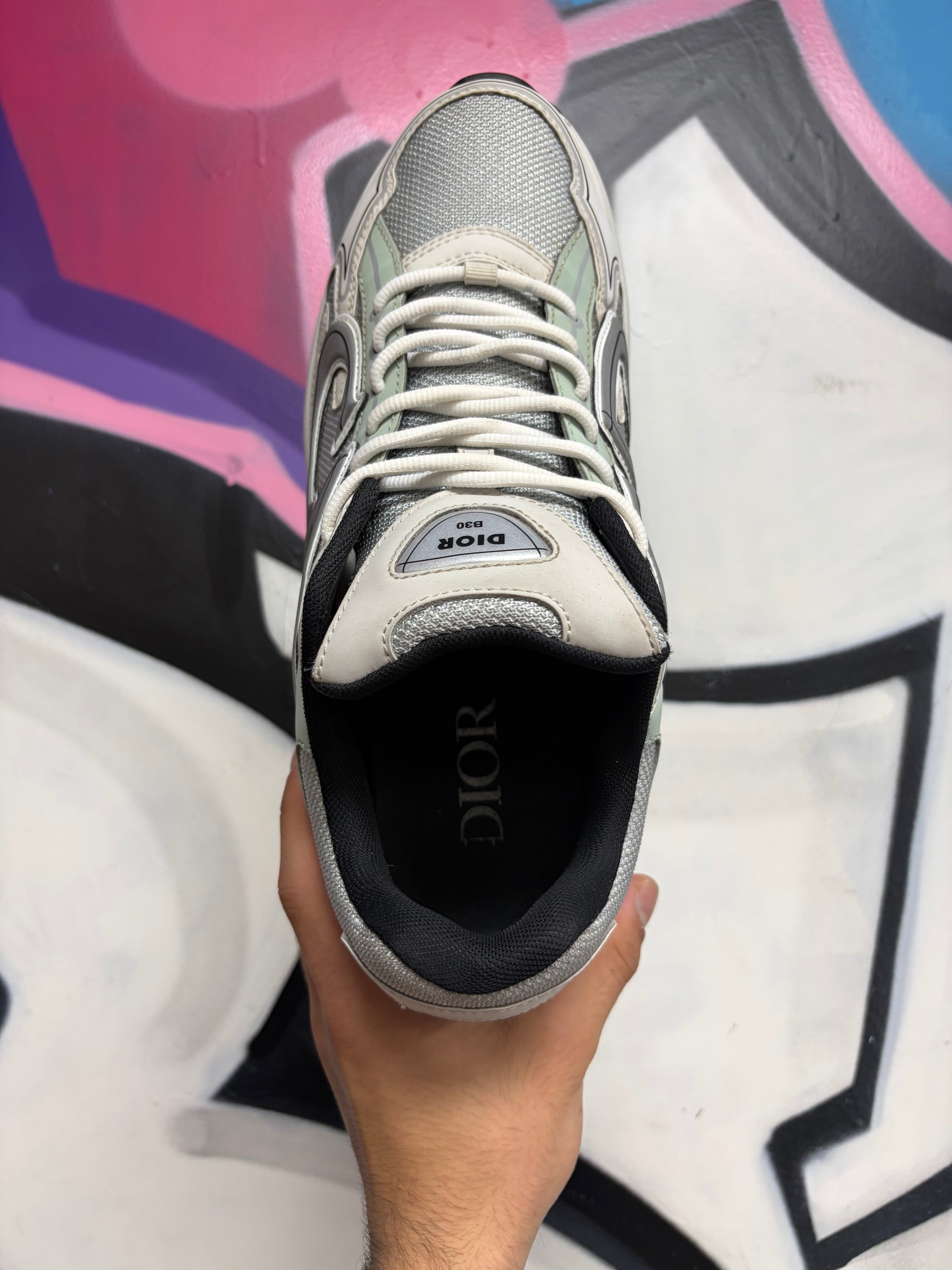 Dior White Mint B30 Sneakers