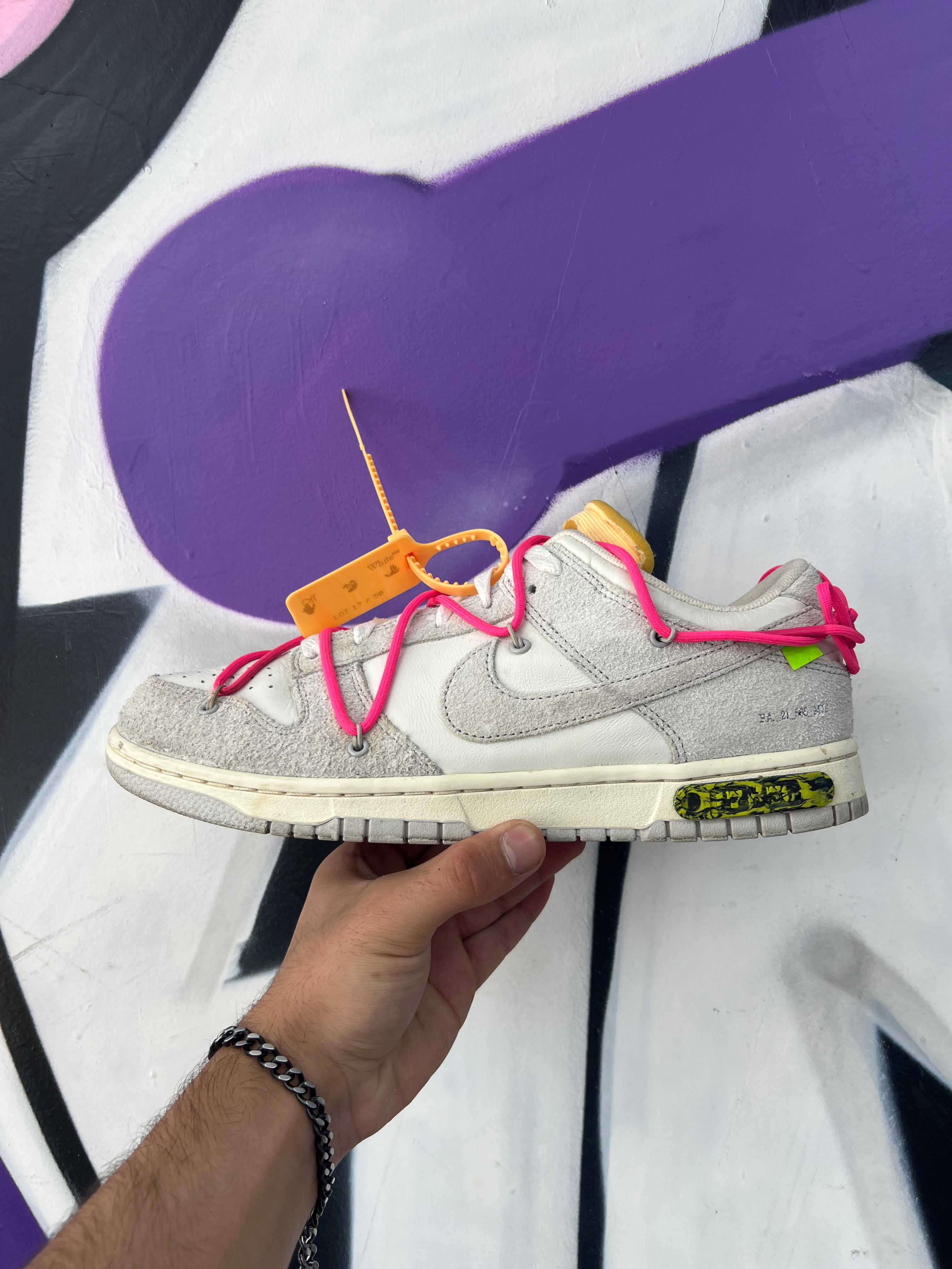 Nike Off White Dunk Low Lot 17 Sneakers