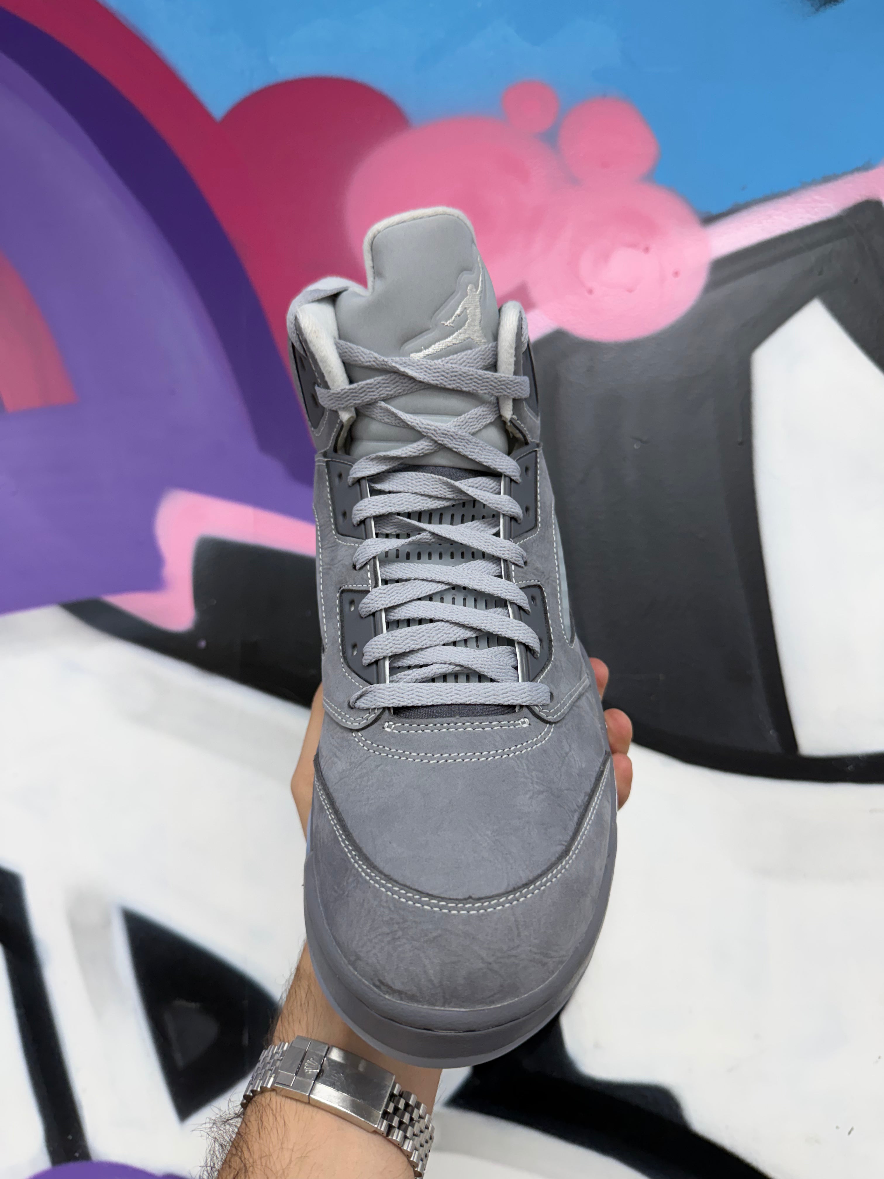 Jordan 5 Wolf Grey Sneakers