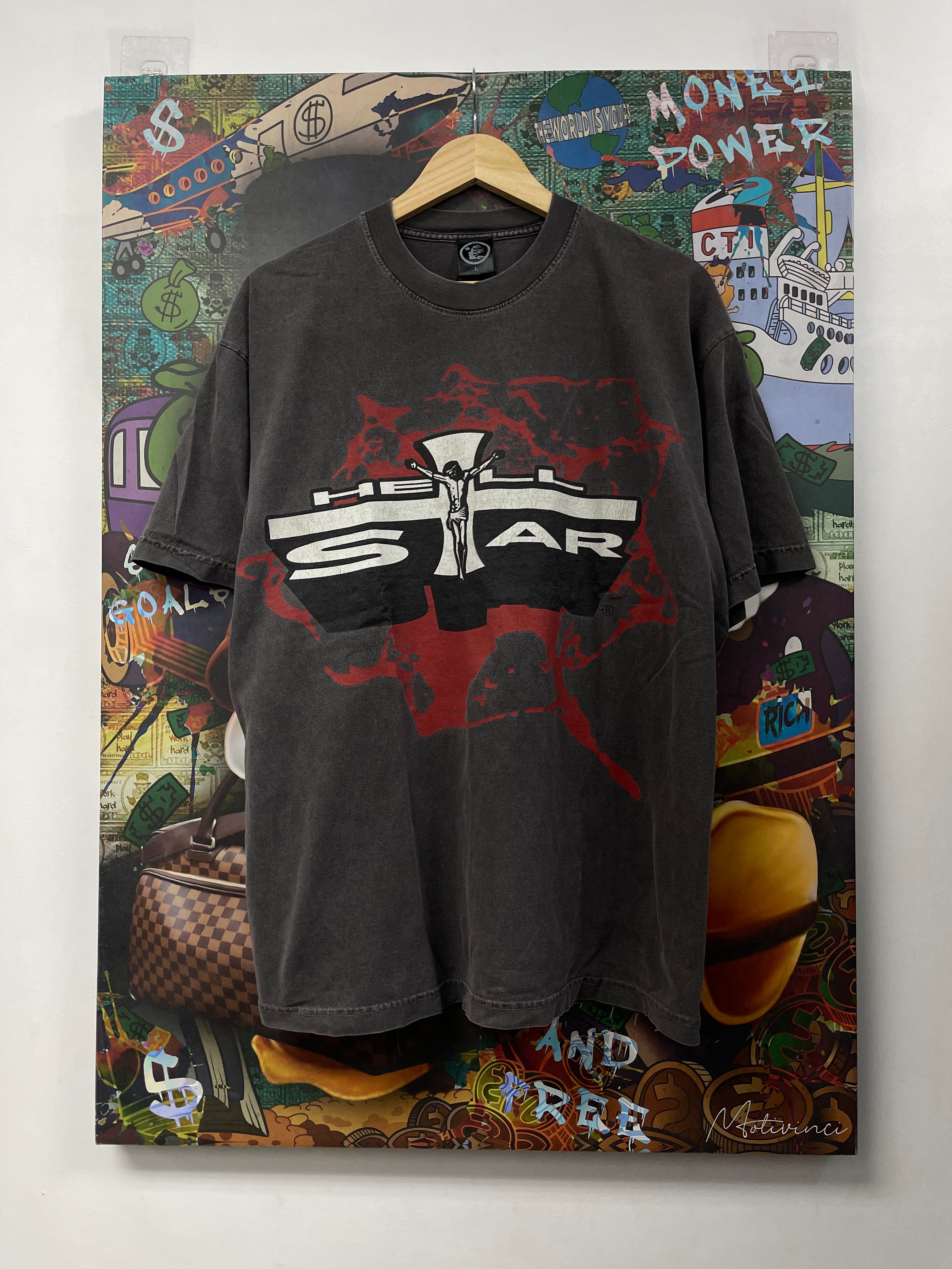 Hellstar Grey Jesus Tee