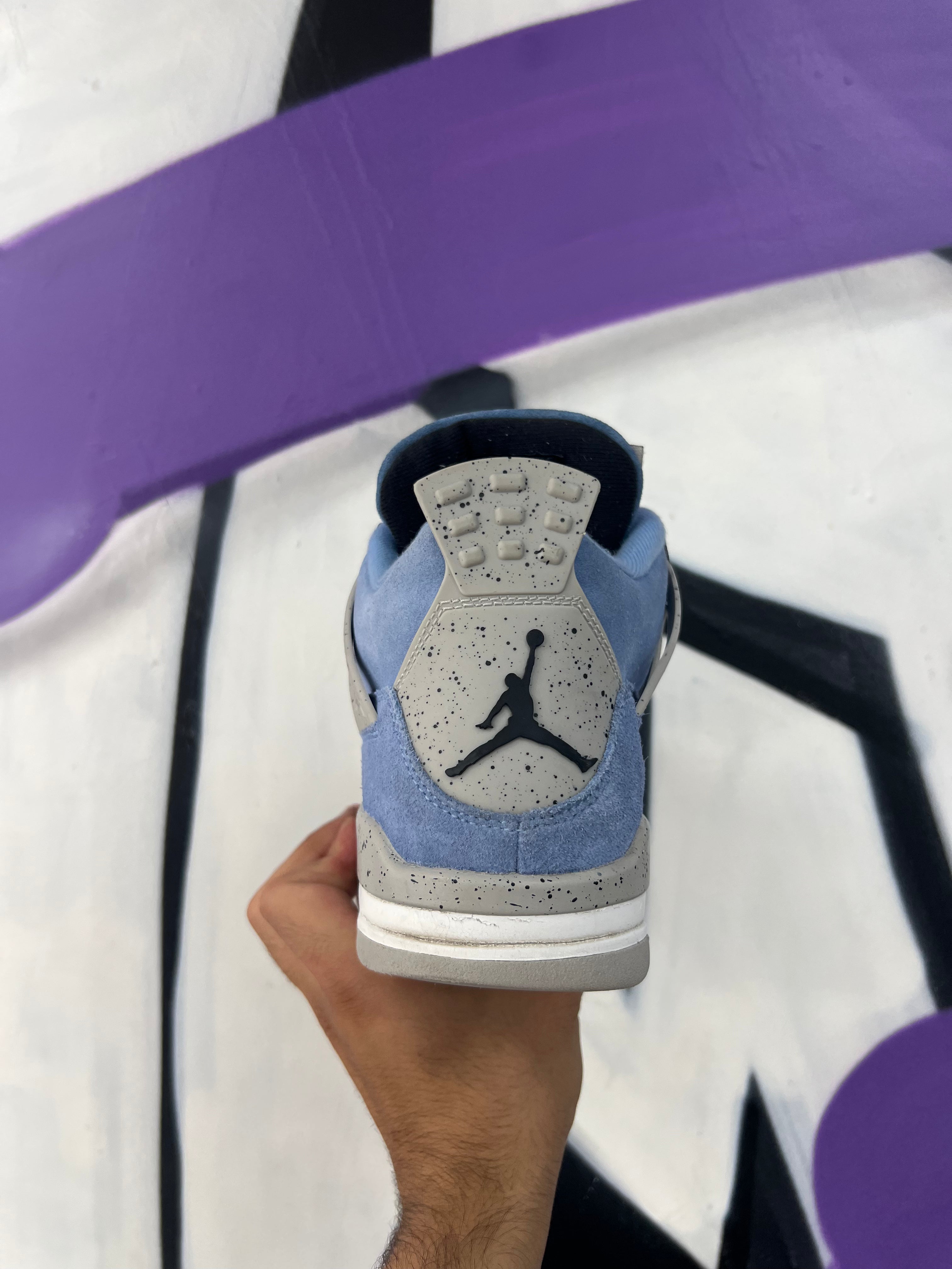 Jordan 4 University Blue Sneakers