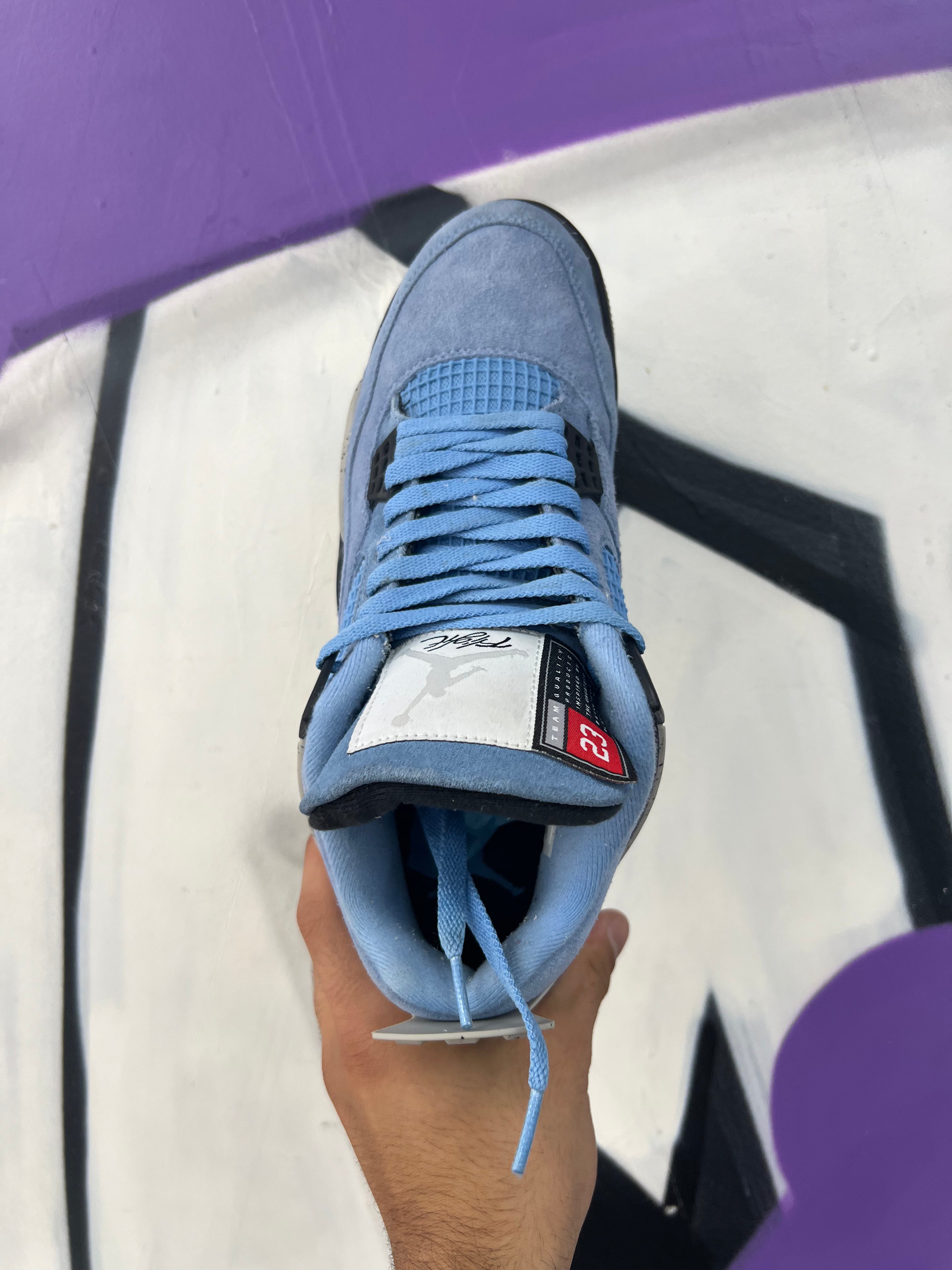 Jordan 4 University Blue Sneakers