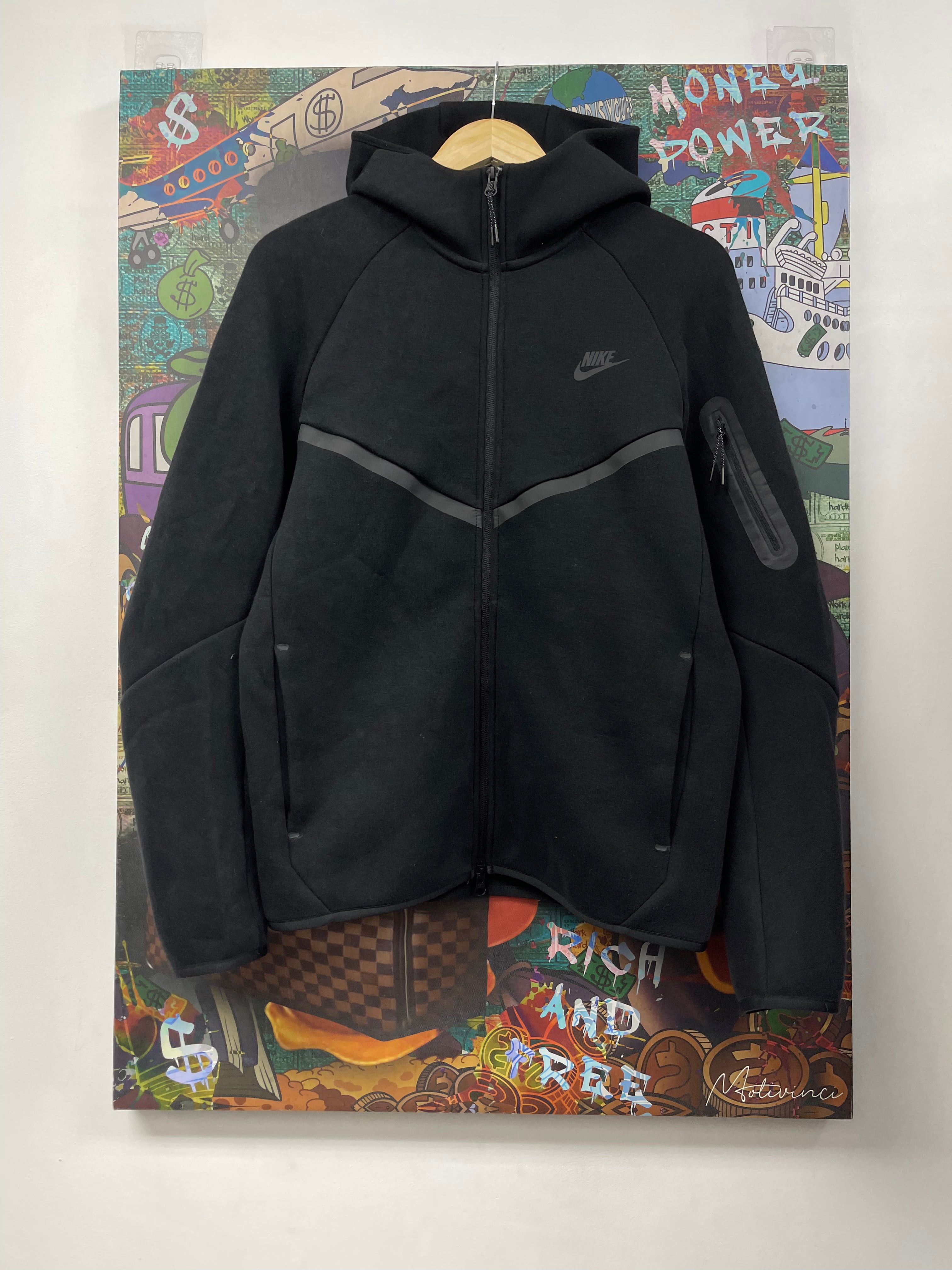 Nike Black Tech Zip Up