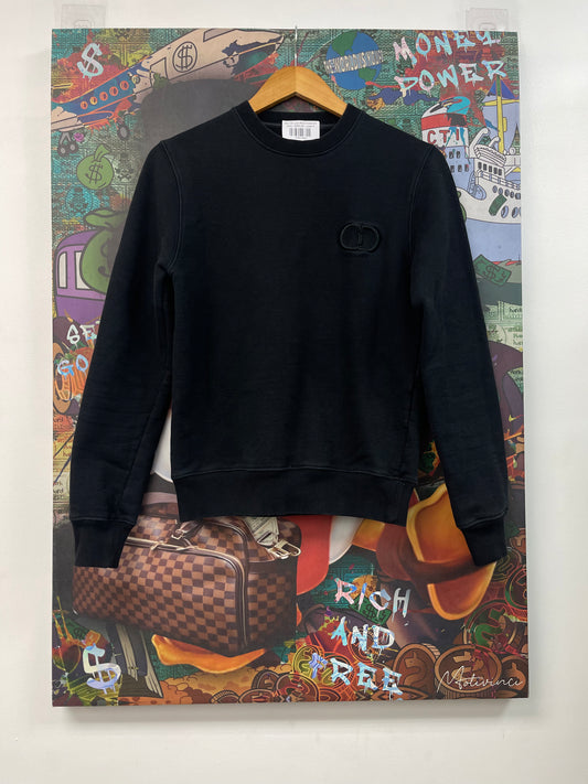 Dior CD Logo Black Crewneck