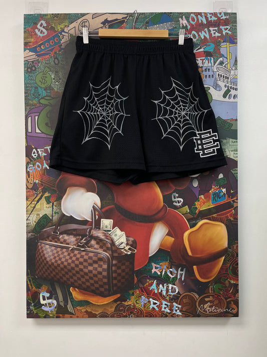 Eric Emanuel Black Spider Shorts