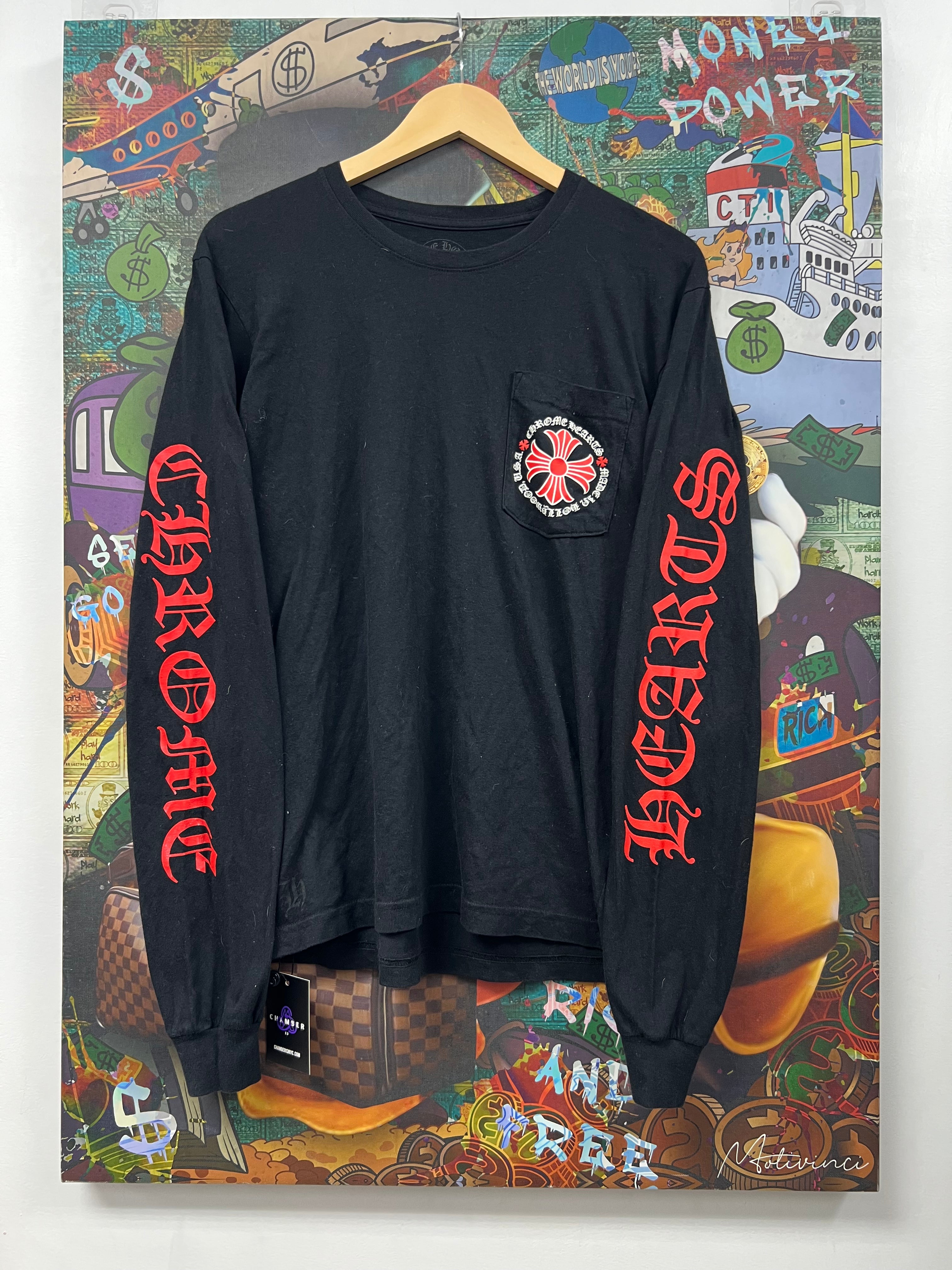 Chrome  Hearts Red Made in Hollywood Plus Long Sleeve