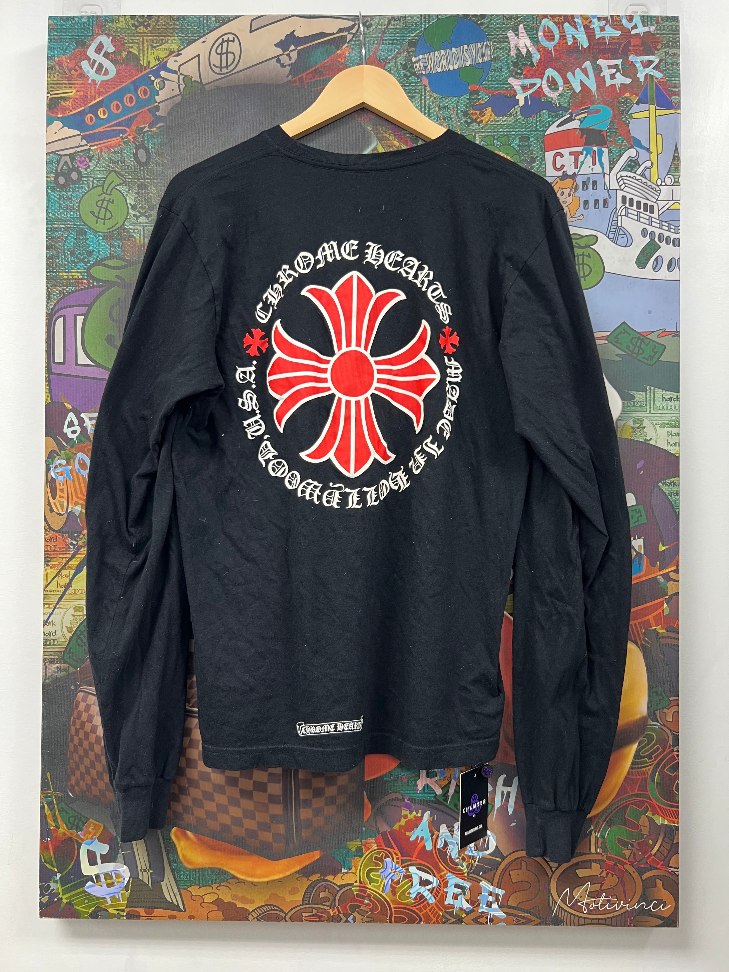 Chrome  Hearts Red Made in Hollywood Plus Long Sleeve
