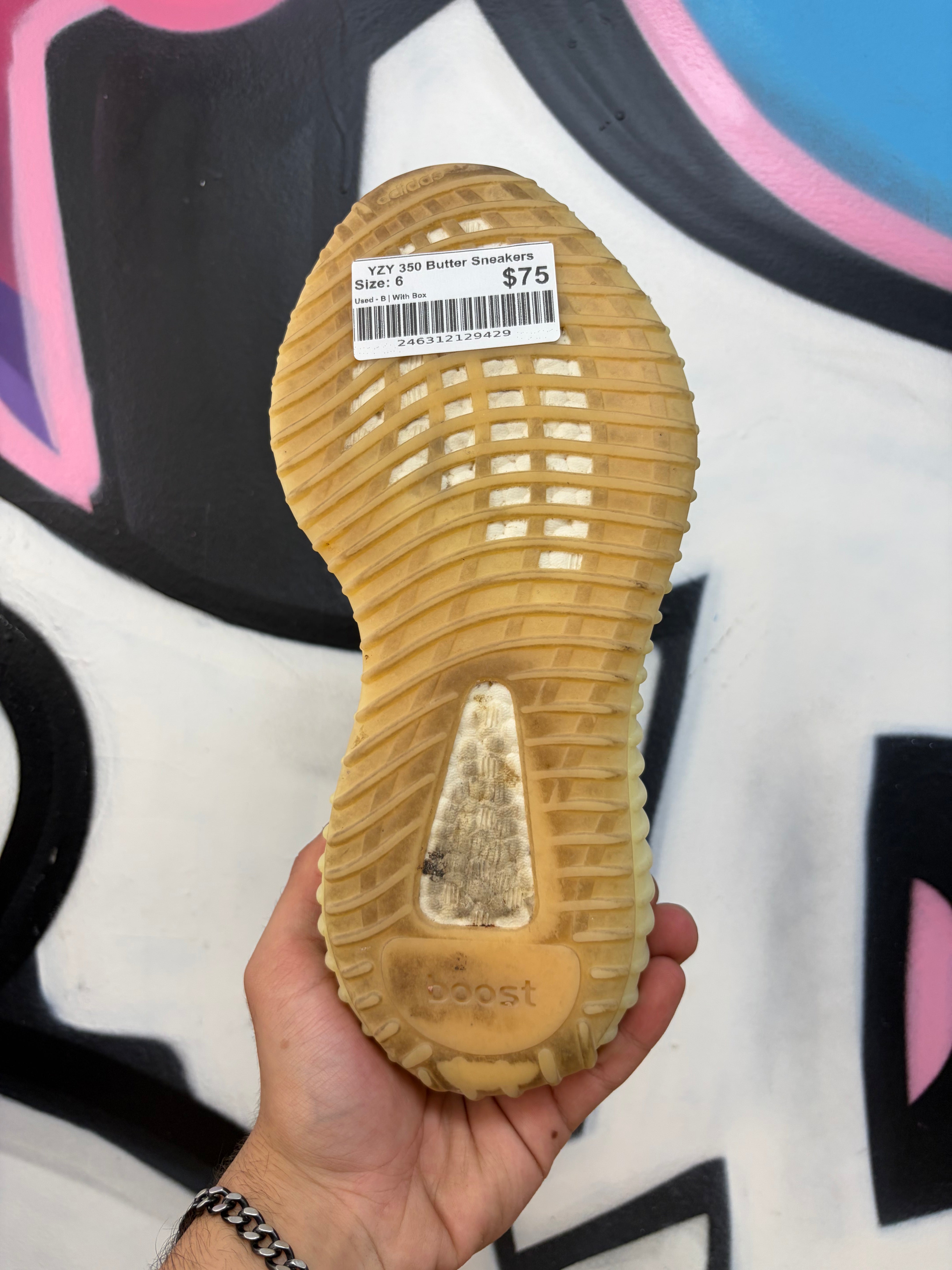 YZY 350 Butter Sneakers
