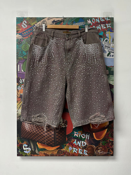 Birth of Royal Child Jorts Brown Used