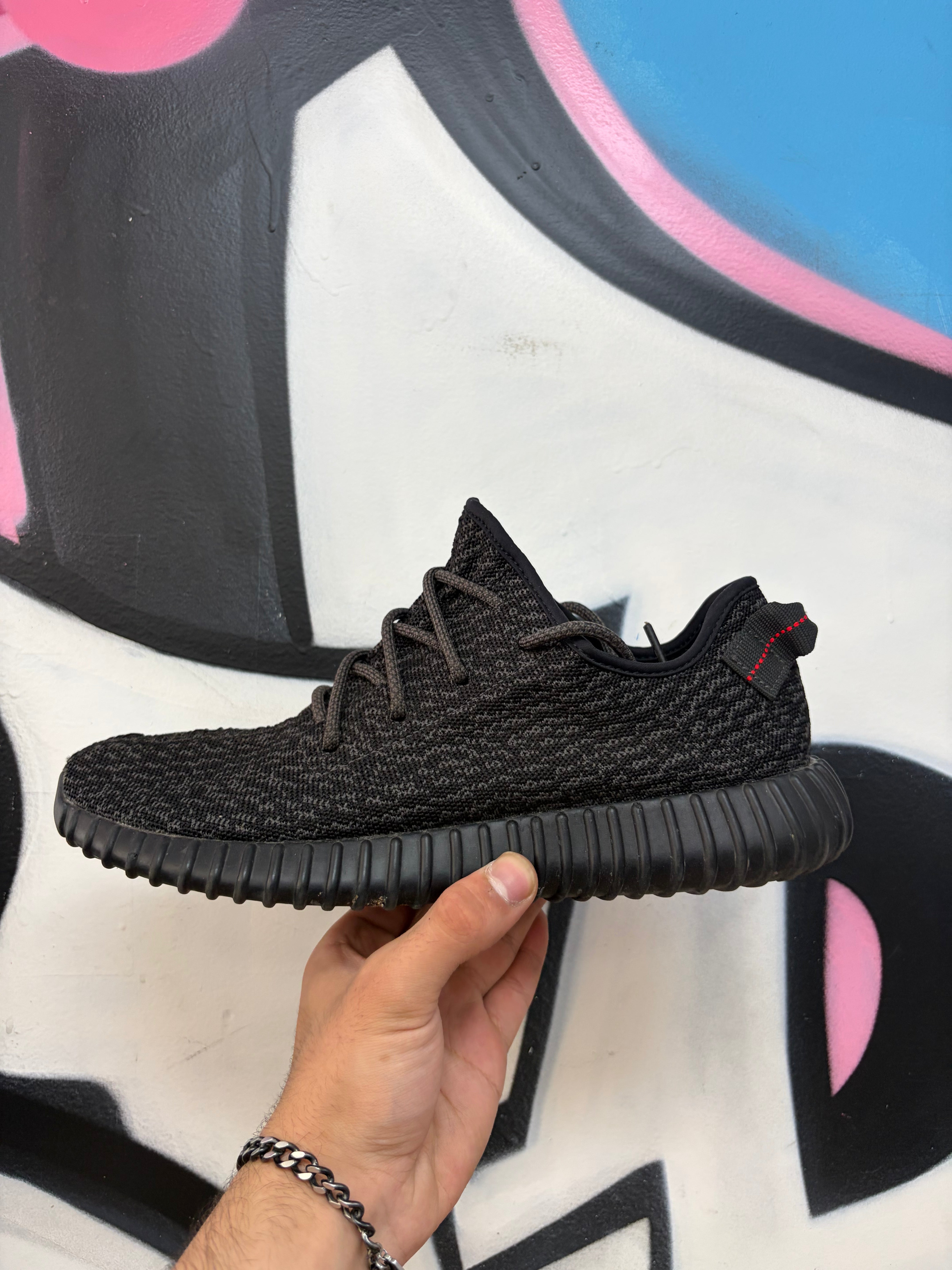 YZY 350 Pirate Black Sneakers