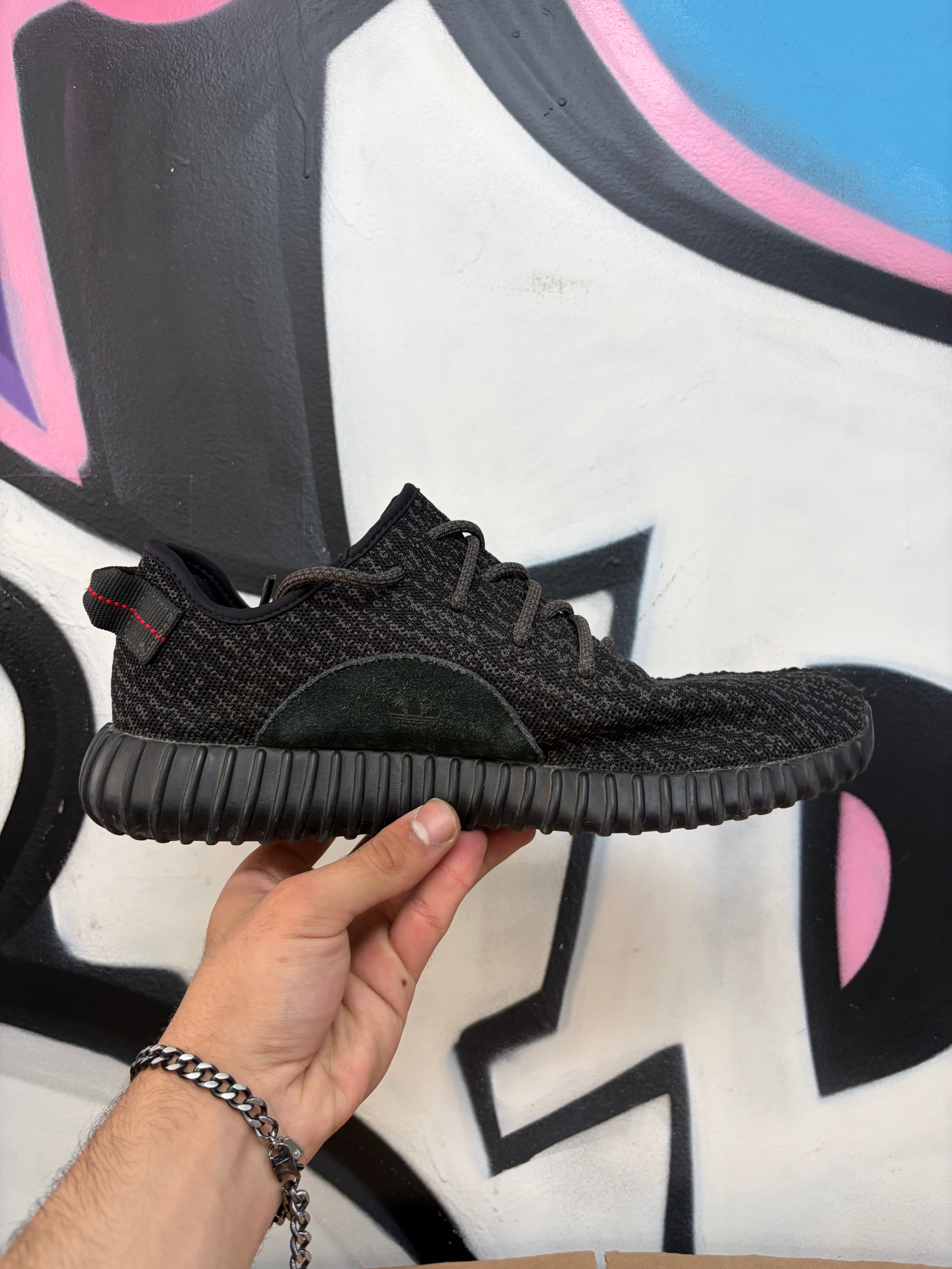YZY 350 Pirate Black Sneakers
