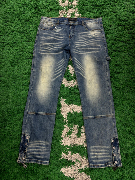 Godspeed Light Wash Logo Jeans Used 38