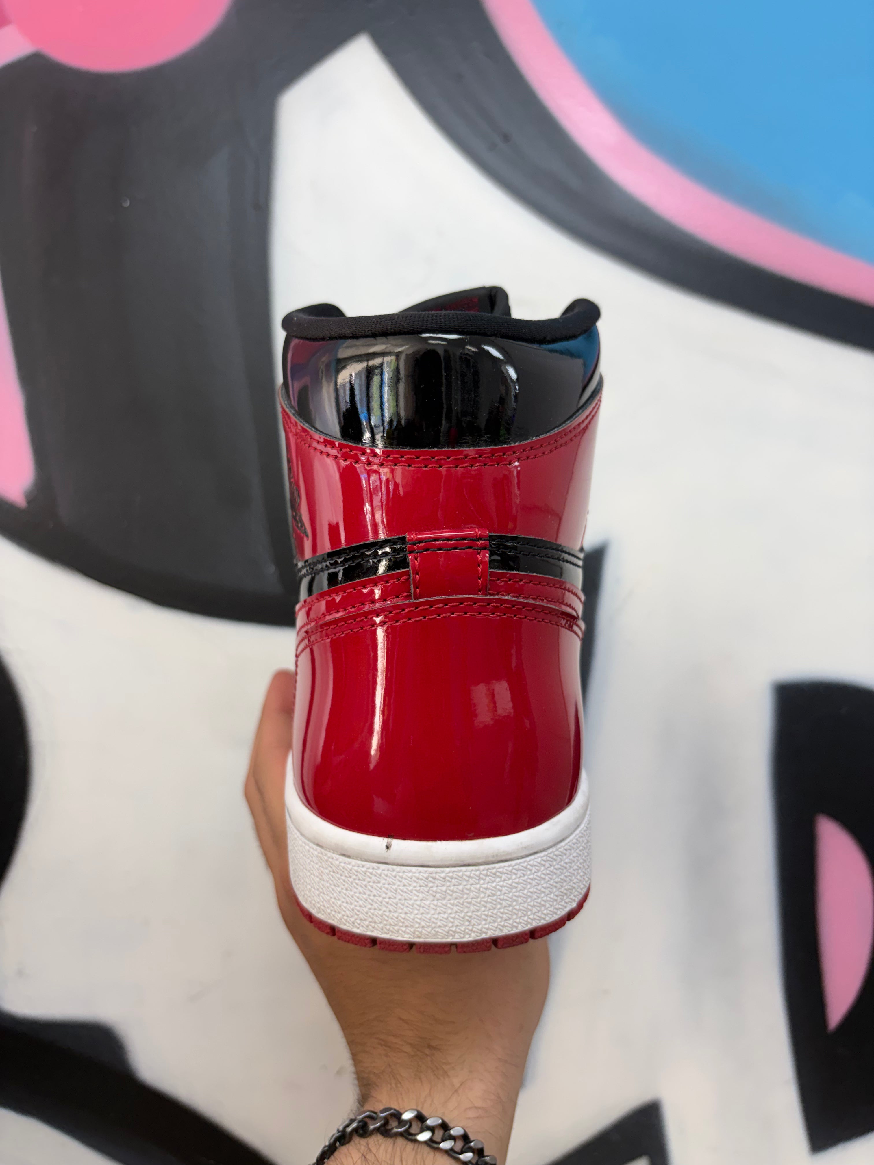 Jordan 1 Patent Bred Sneakers