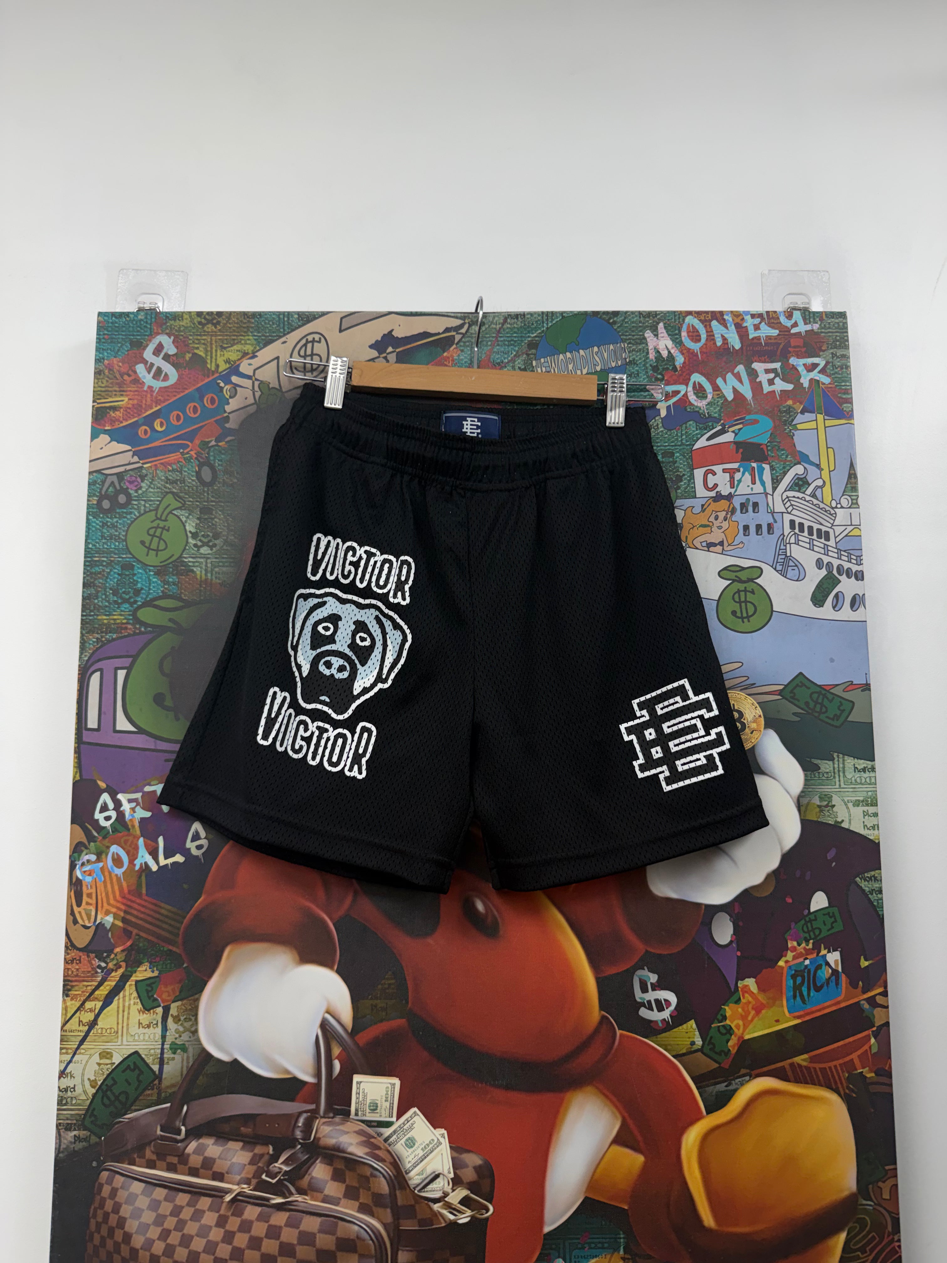 Eric Emanuel Black White Human Made Shorts