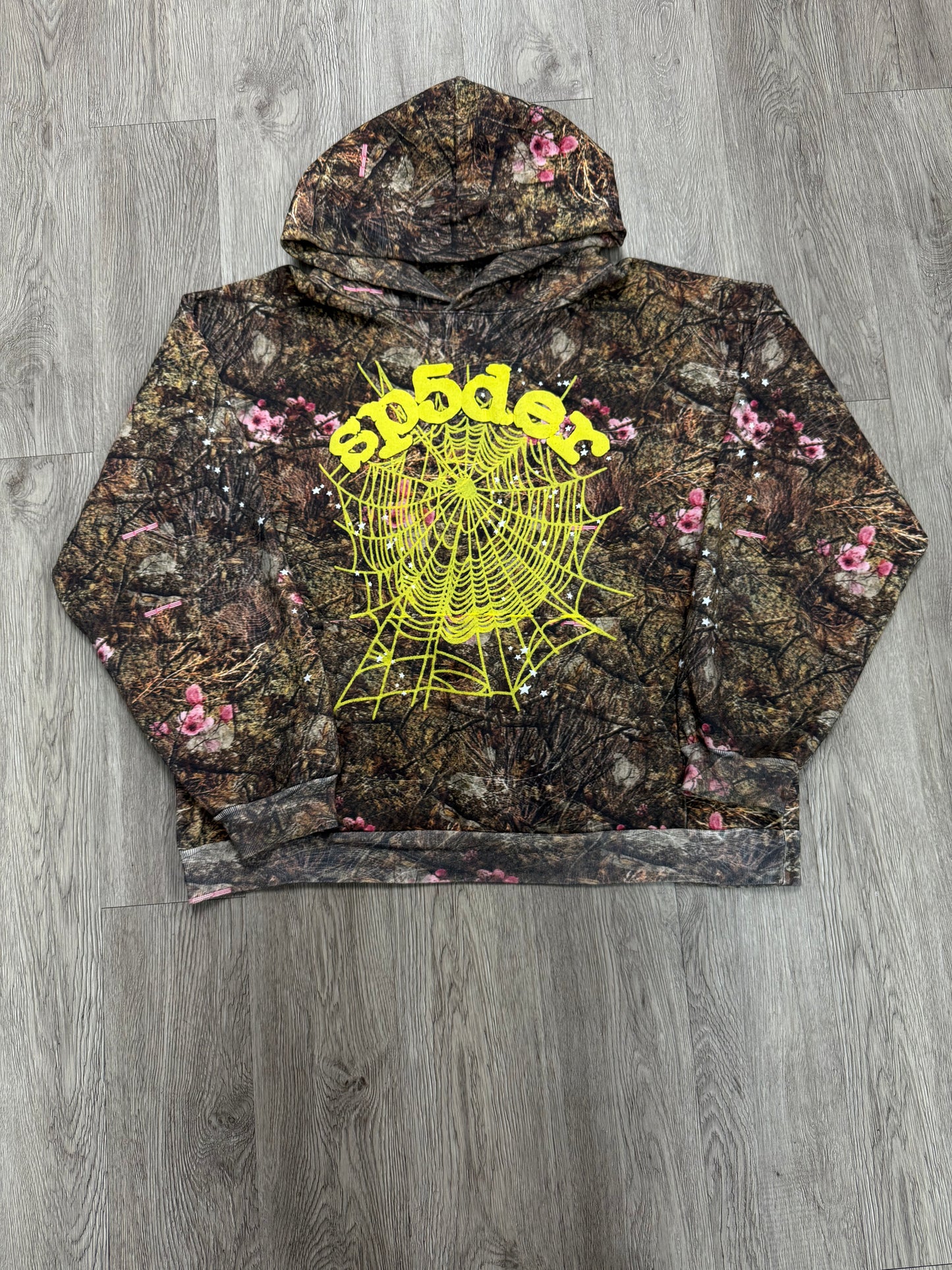 Sp5der Realtree Camo Yellow Hoodie Hoodie