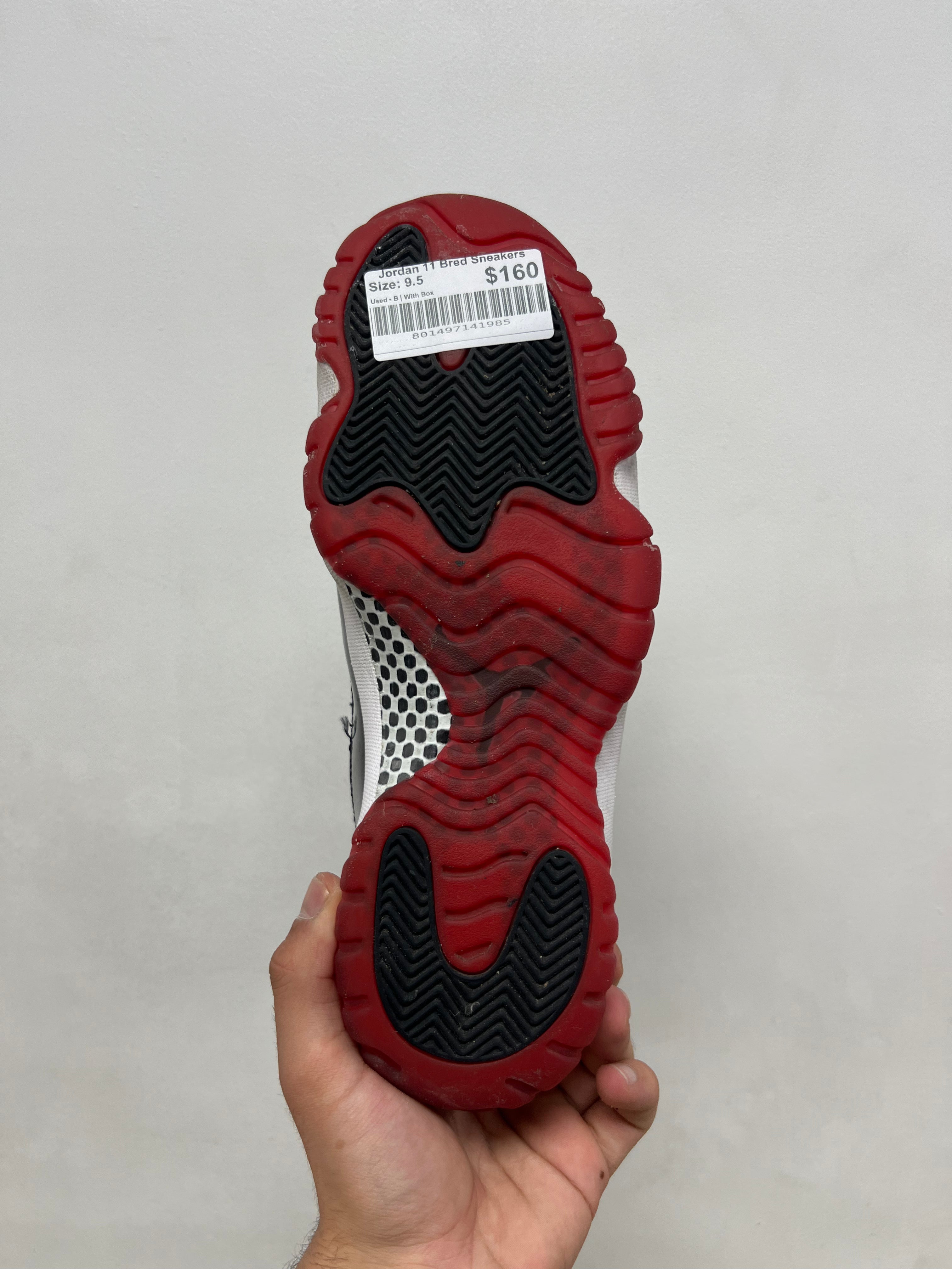 Jordan 11 Bred Sneakers