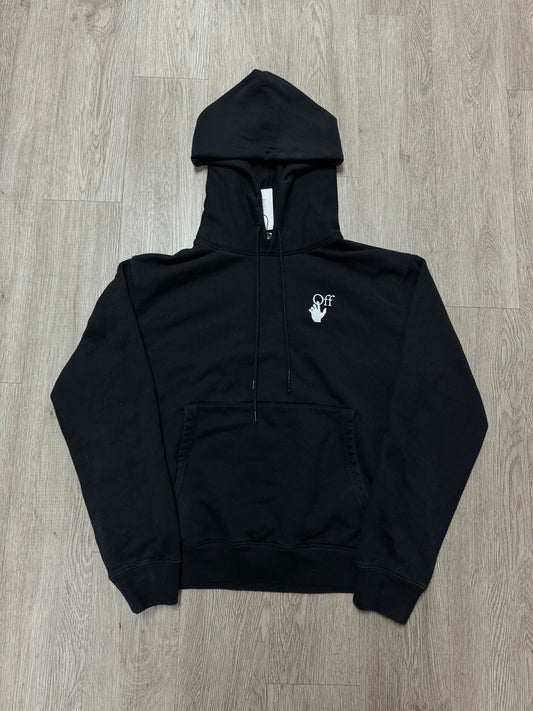 Off White Hoodie Black Blue Orange Used