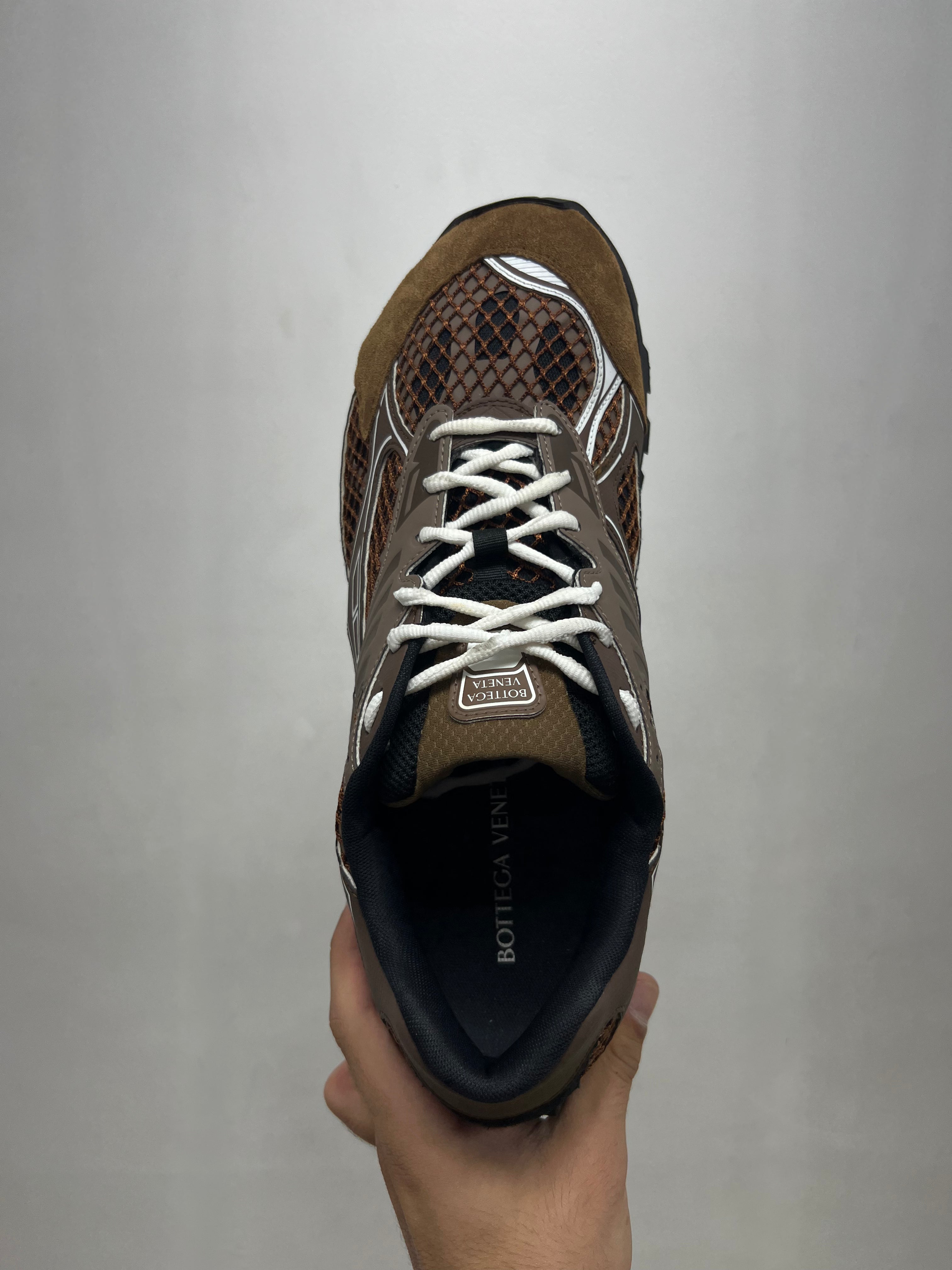Bottega Veneta Brown Suede Orbits Sneakers