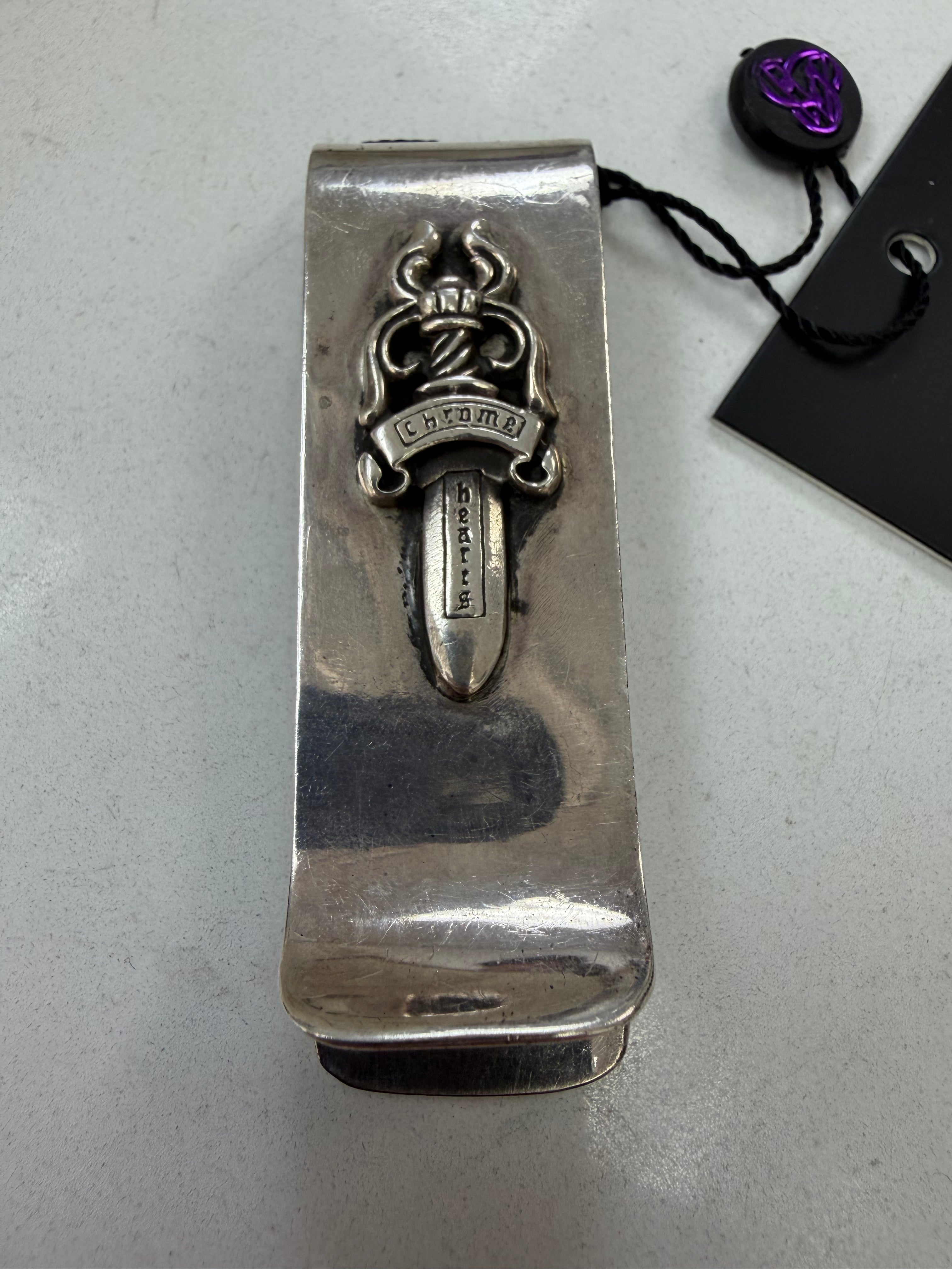 Chrome Hearts Silver Money Clip Accessories