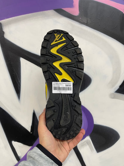 LV Yellow Silver Tactical Sneakers