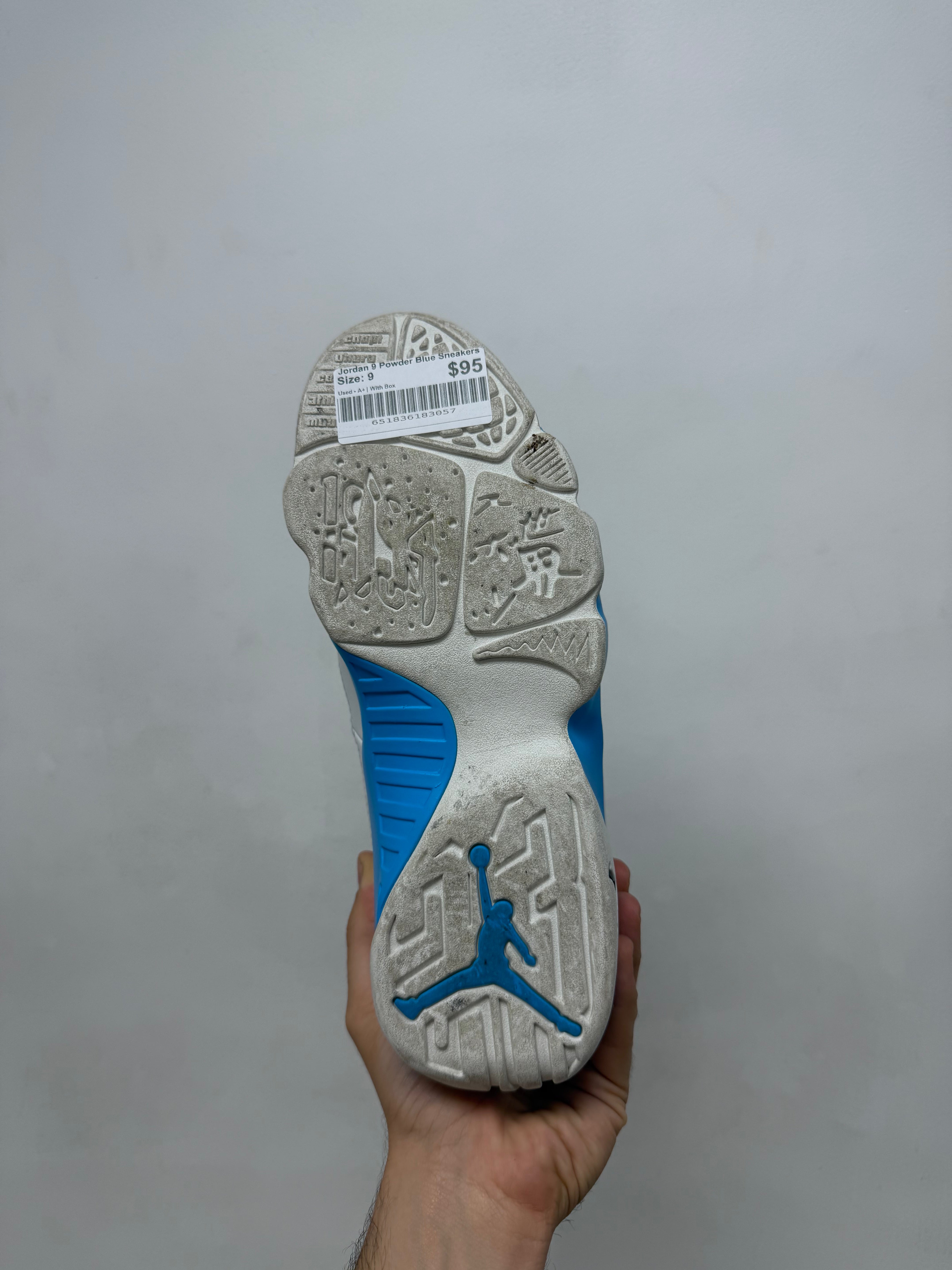 Jordan 9 Powder Blue Sneakers
