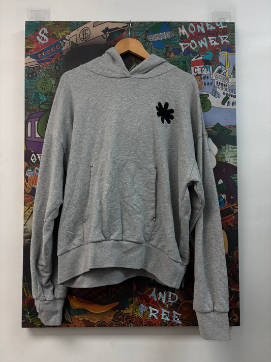 LOST SHDWS Single Layered Grey Hoodie