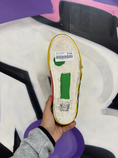 Off White Yellow Red Lowtop Sneakers