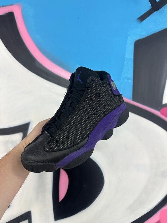 Nike Jordan 13 Black Court Purple Shoe