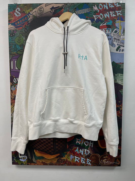 RTA White Silver Blue Hoodie