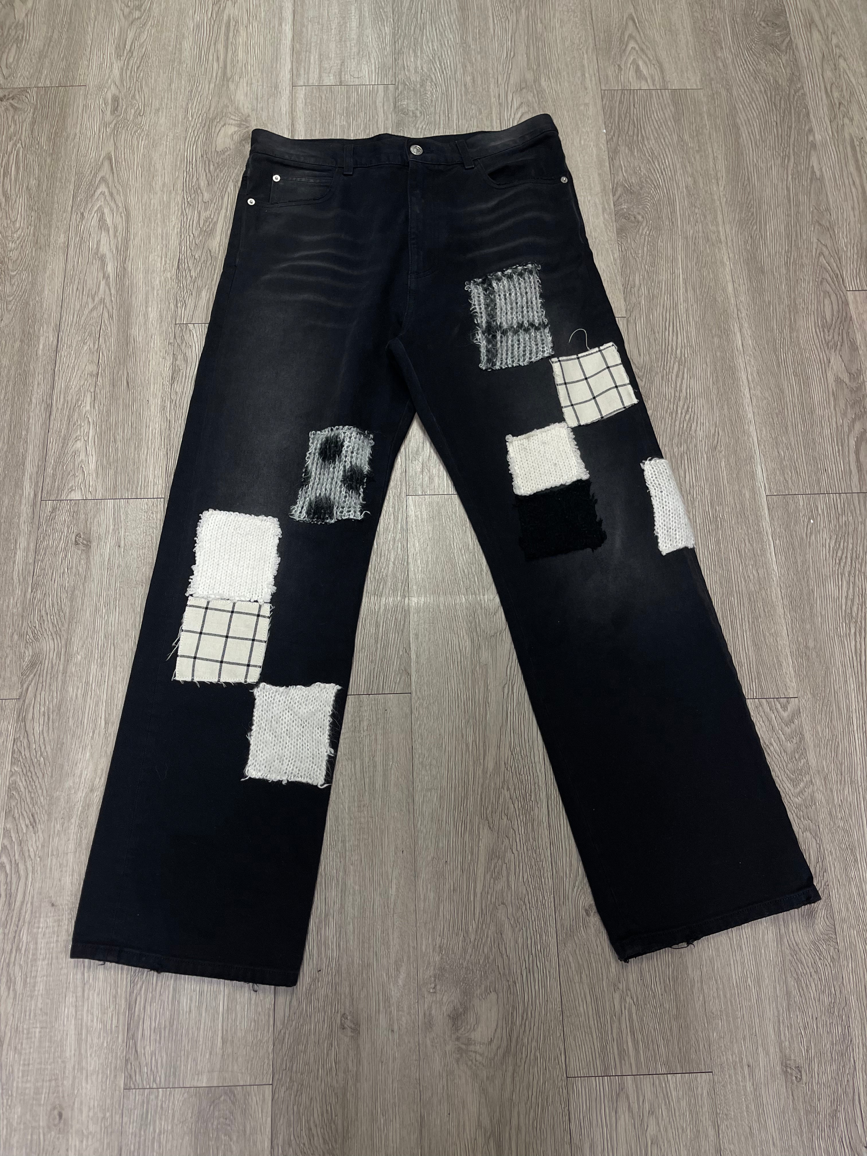 Marni Mohair  Black Patch Jeans
