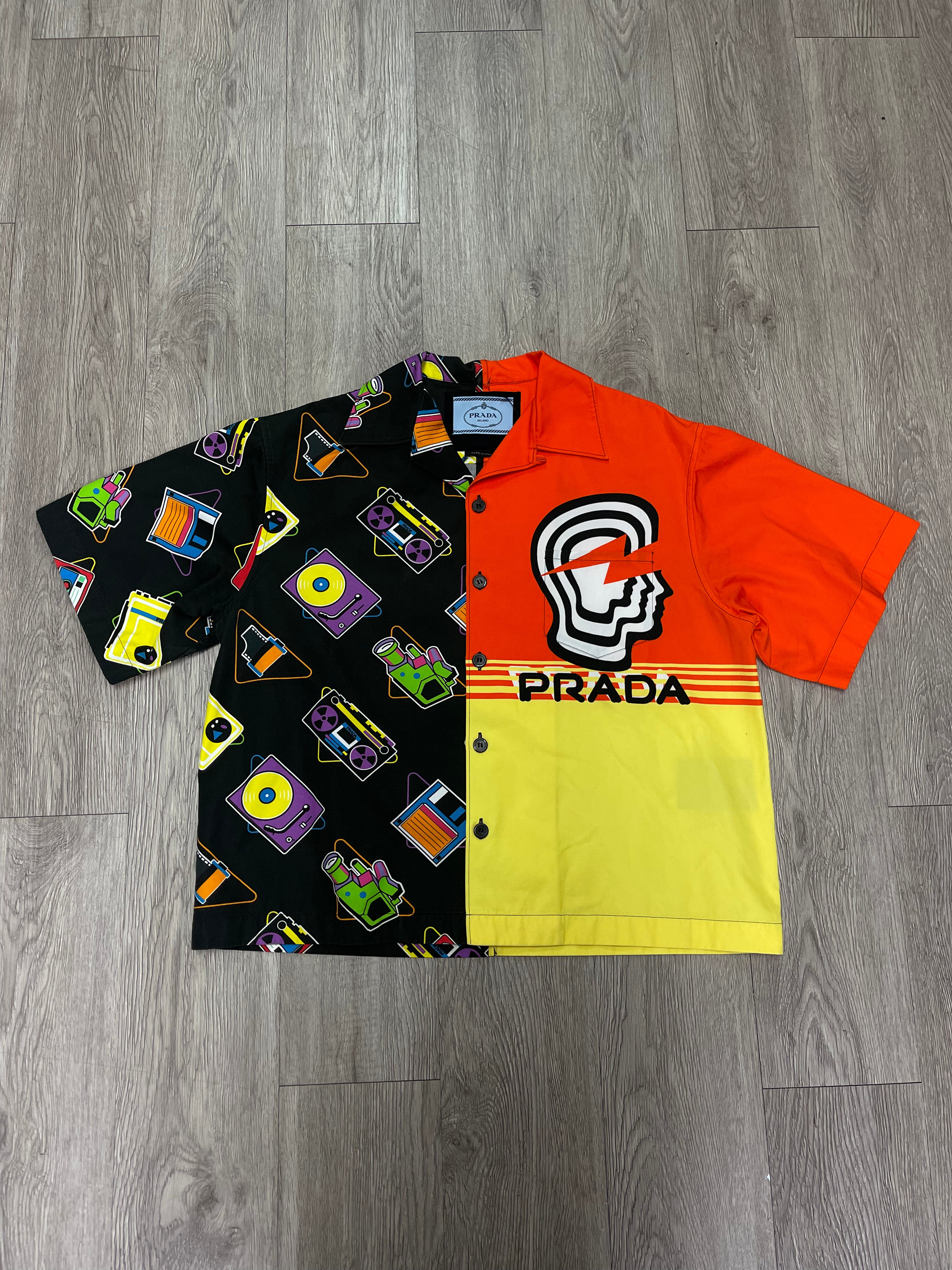 Louis Vuitton x NBA Brown All Over Button Up