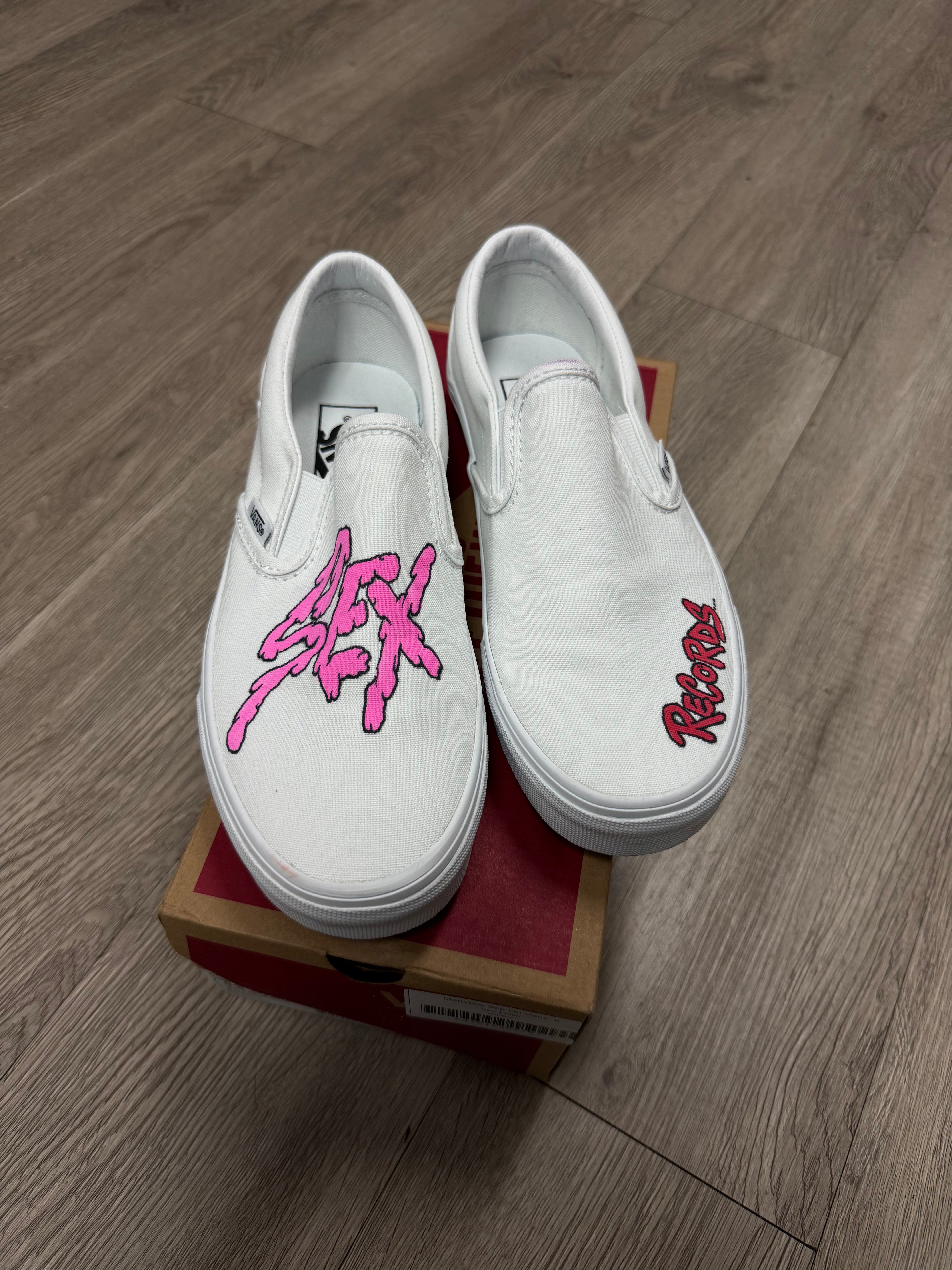 Mattyboy Slip On Vans  New 6 With Box