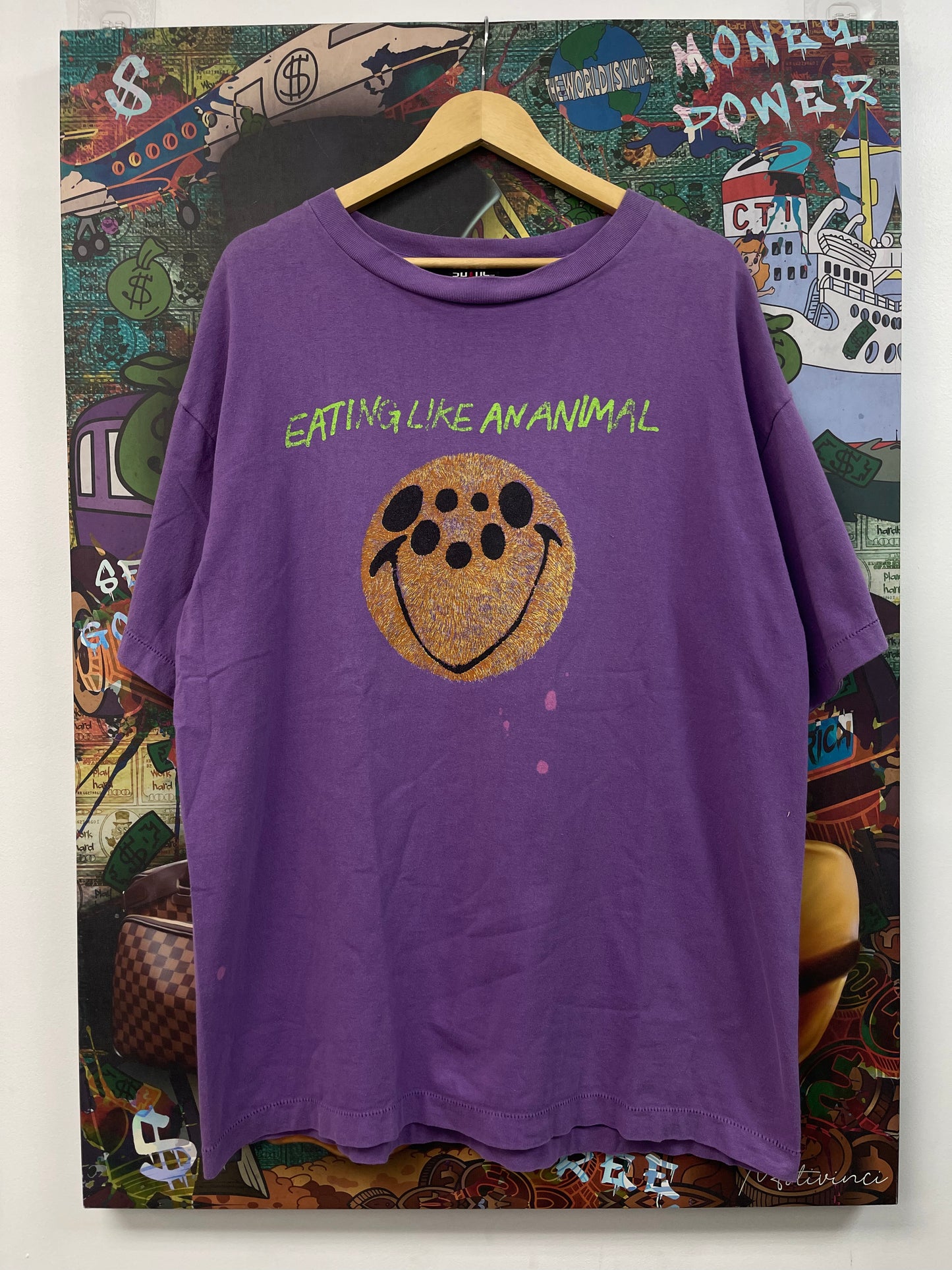 Saint Michael CPFM Smiley Purple Tee Tee