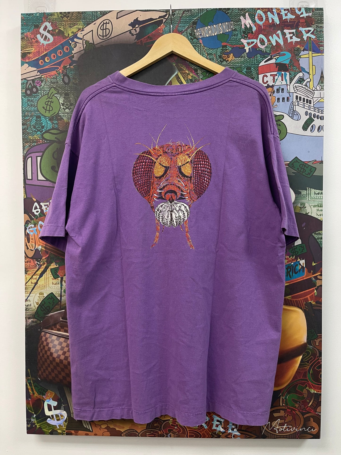 Saint Michael CPFM Smiley Purple Tee Tee