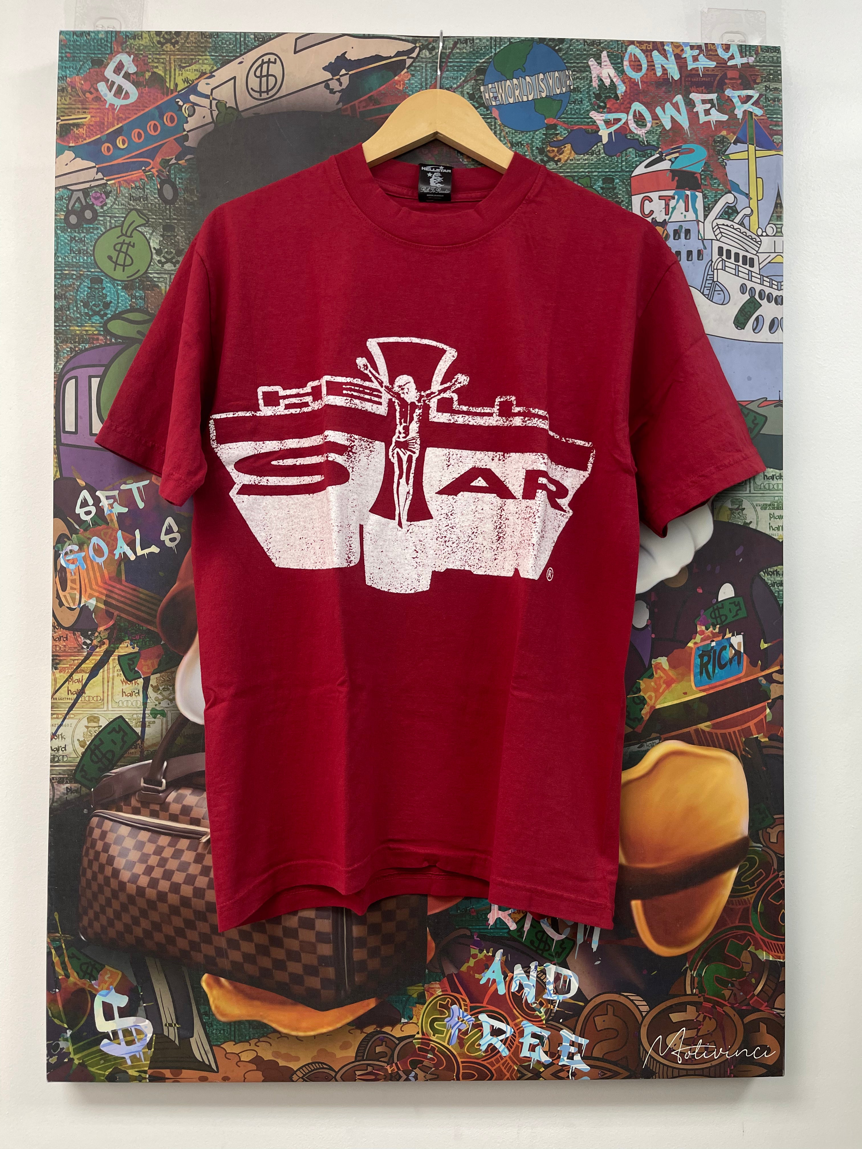 Hellstar Red Jesus Tee size:Small New