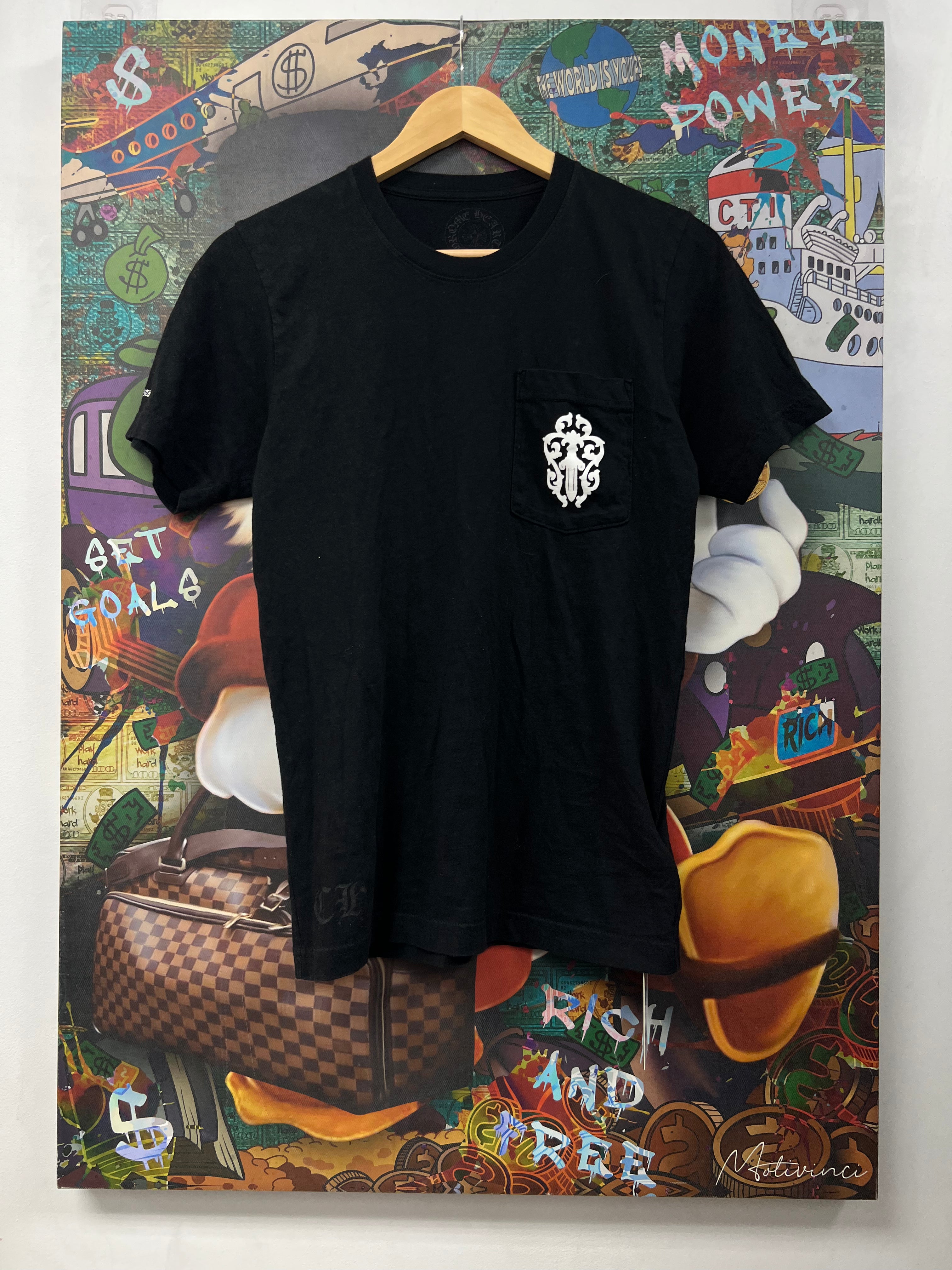 Chrome  Hearts Black Dagger Tee